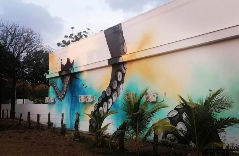 Facade/entrance in Hotel Kraken