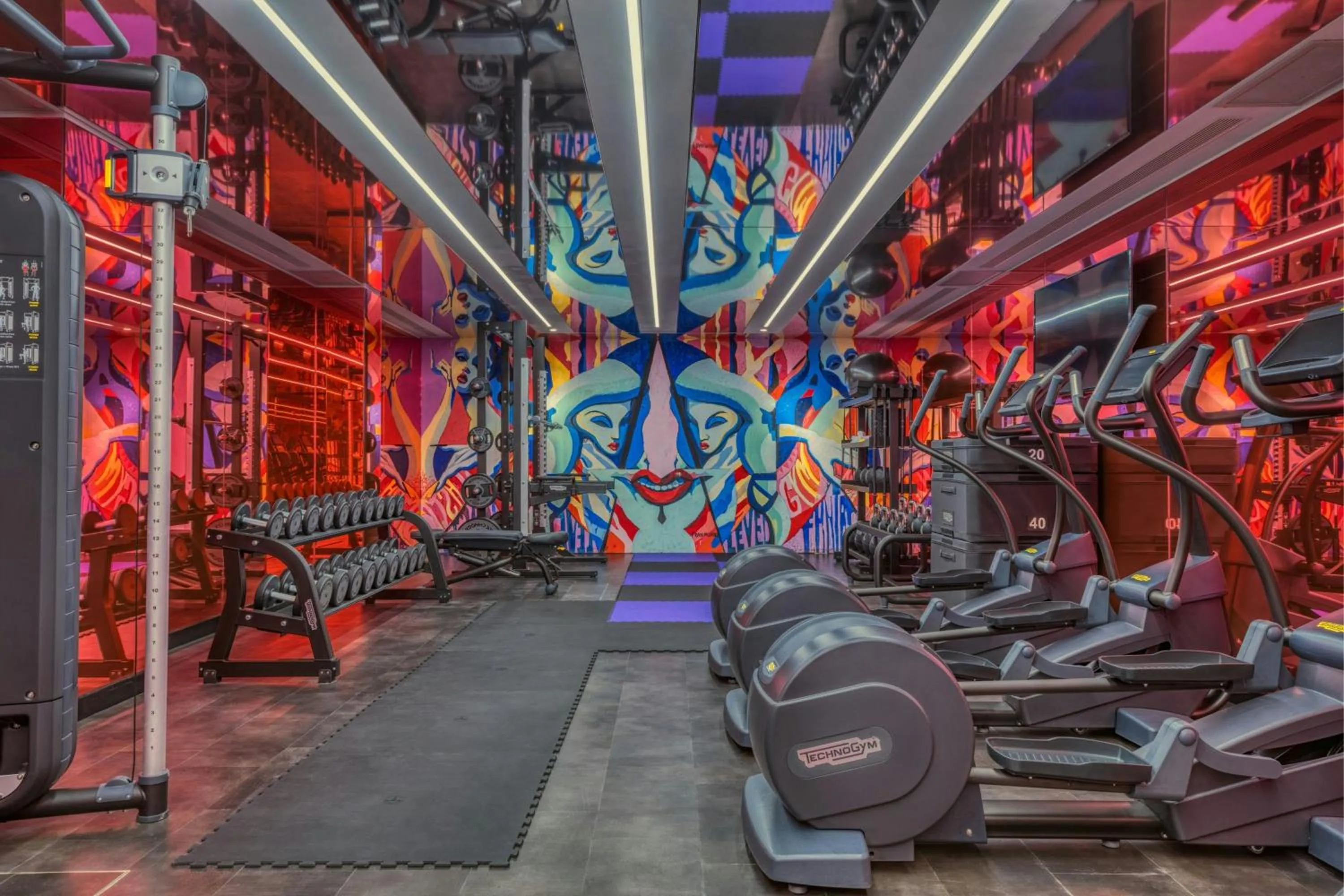 Fitness centre/facilities in W Ibiza