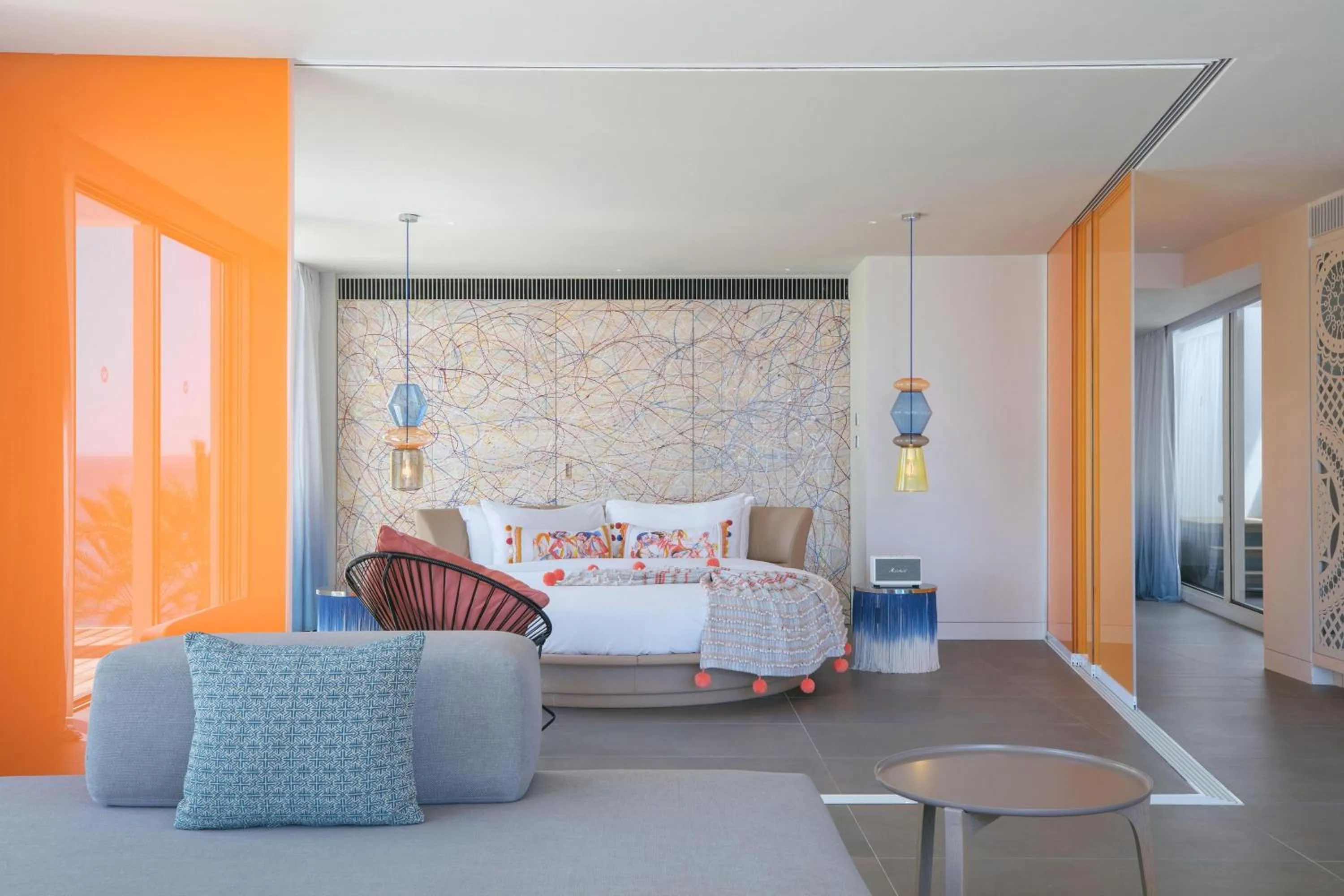 Bedroom, Bed in W Ibiza