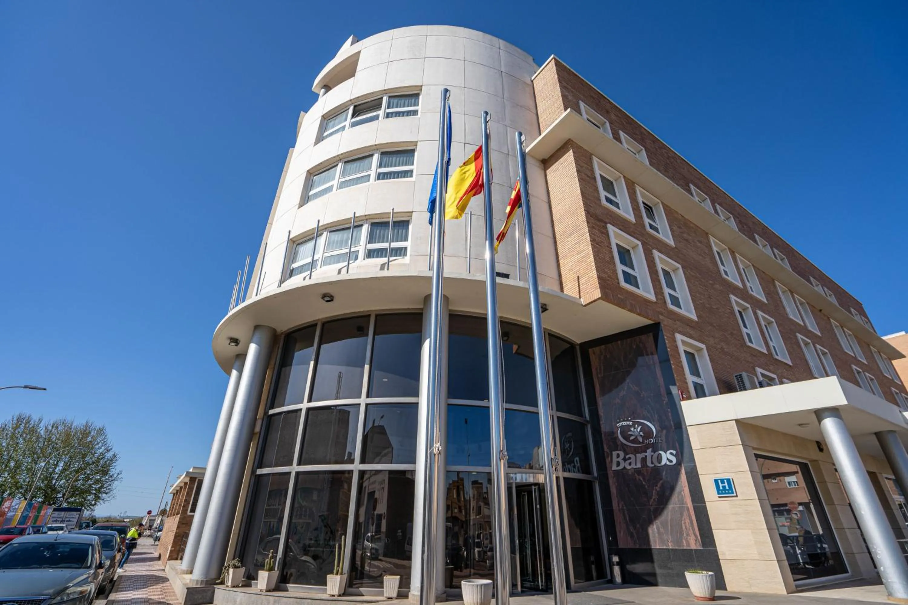 Quiet street view in Hotel Bartos