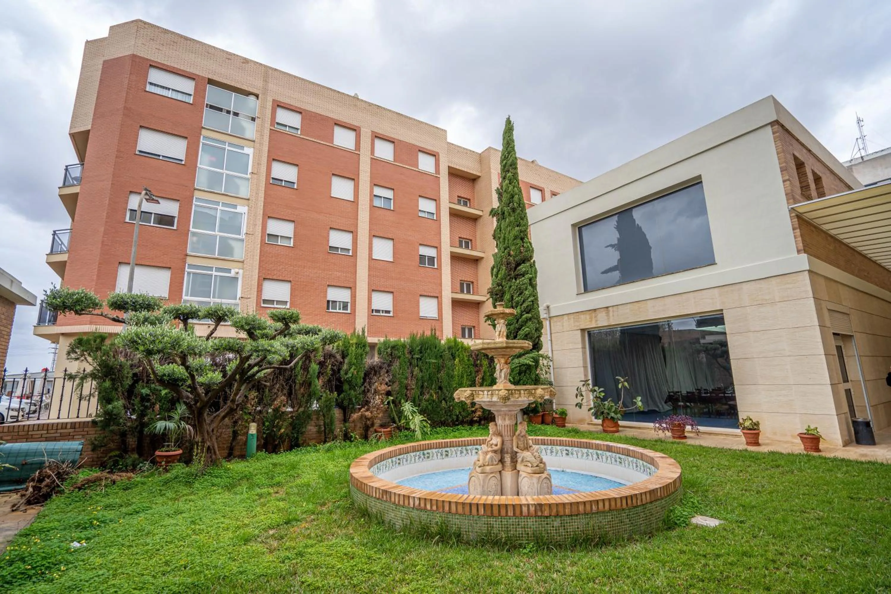 Garden view in Hotel Bartos