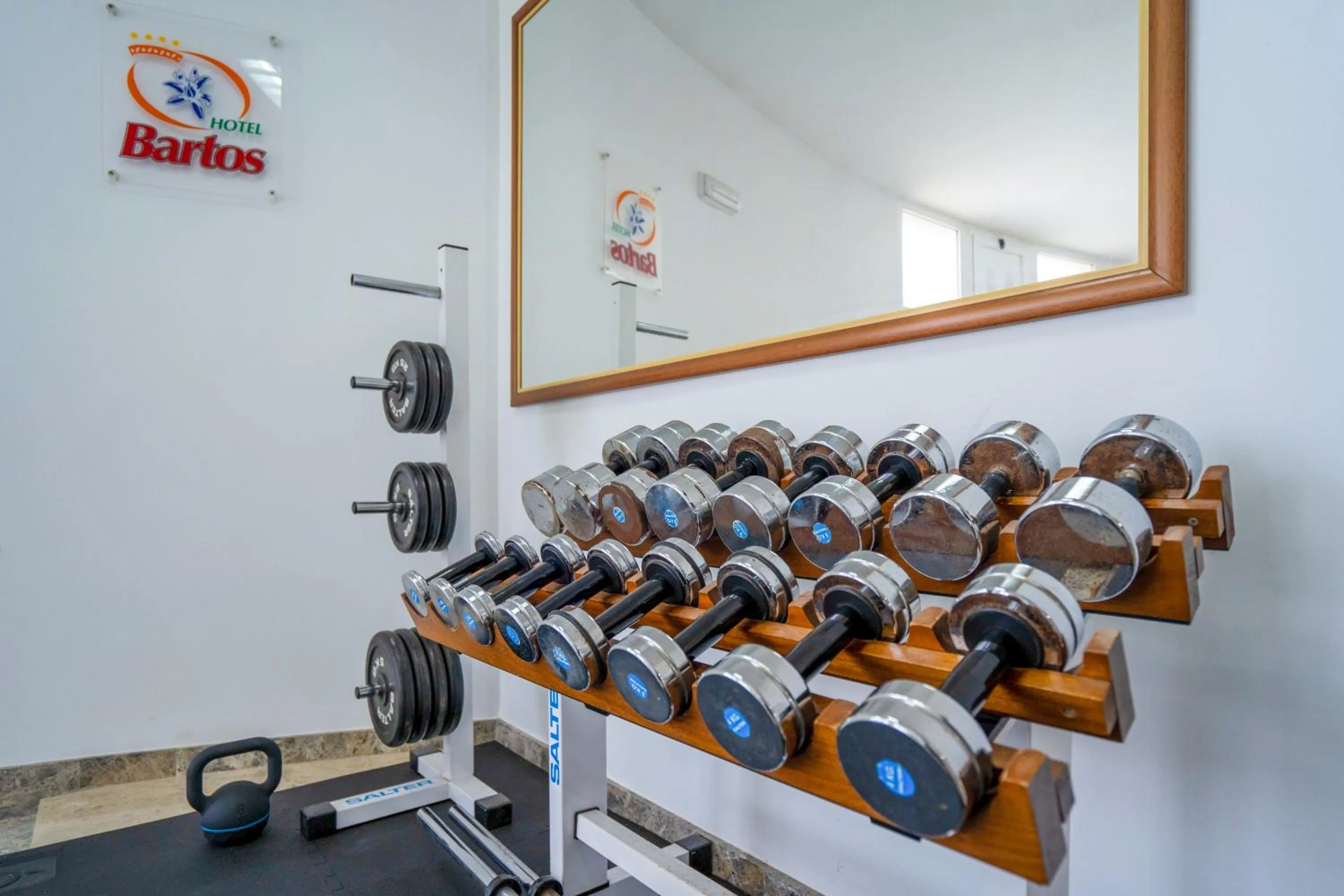 Fitness centre/facilities in Hotel Bartos