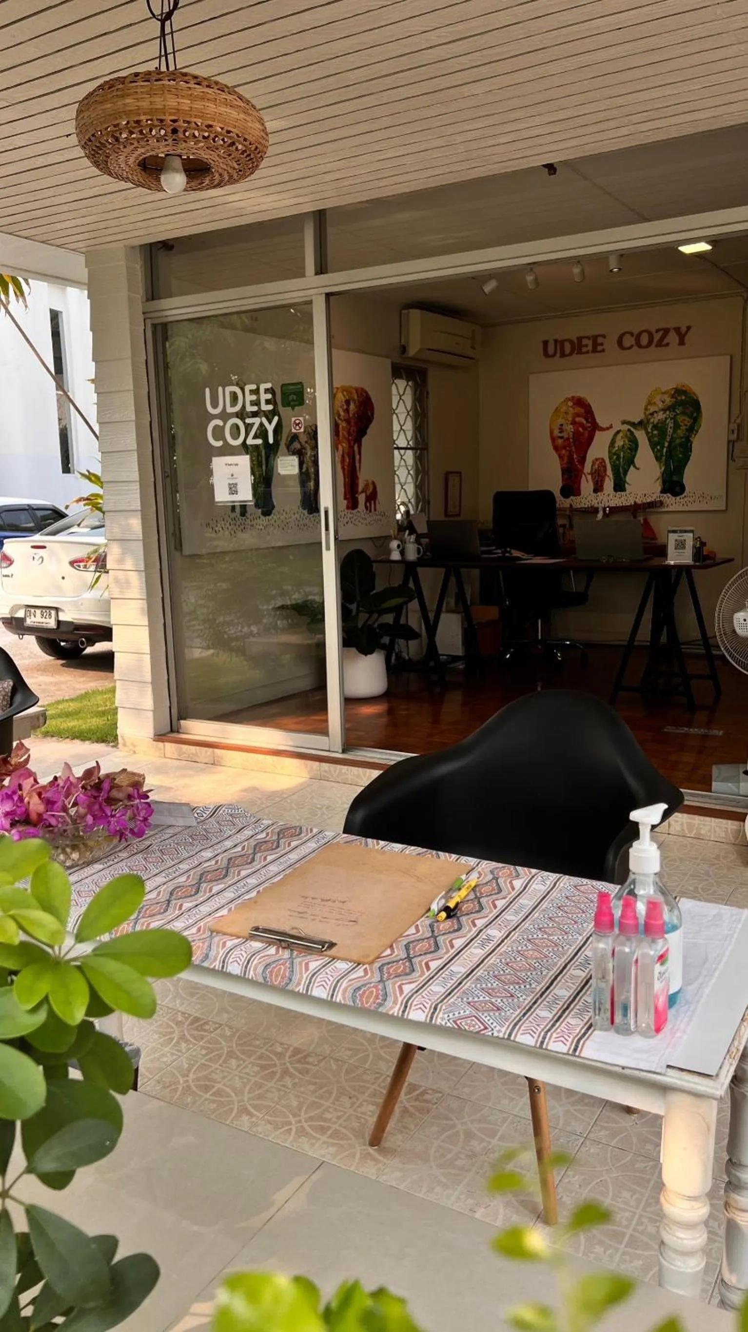 Lobby or reception in UDEE Cozy Hotel