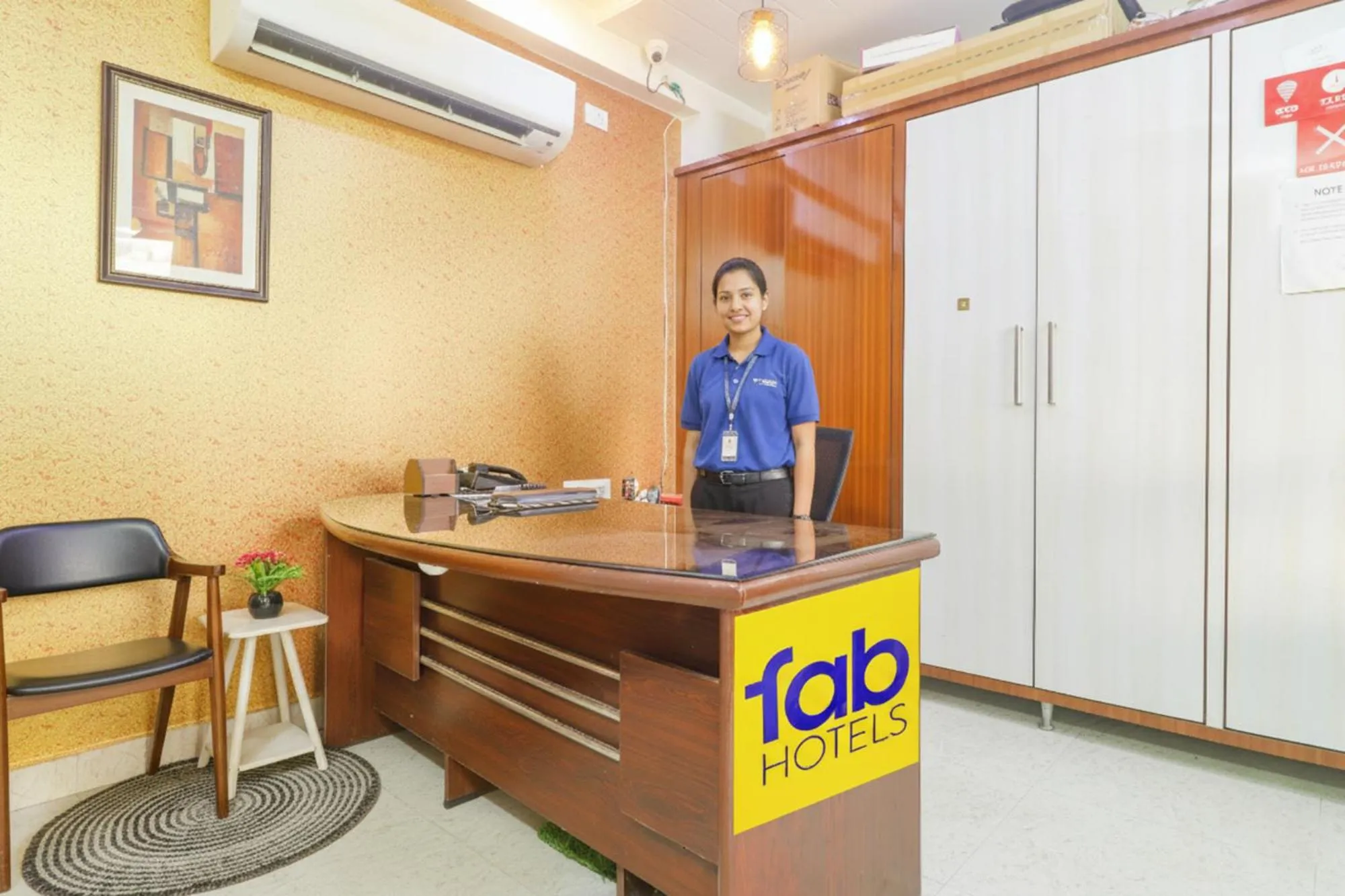 Lobby or reception in FabExpress Golden Gate - Nr Hitech City