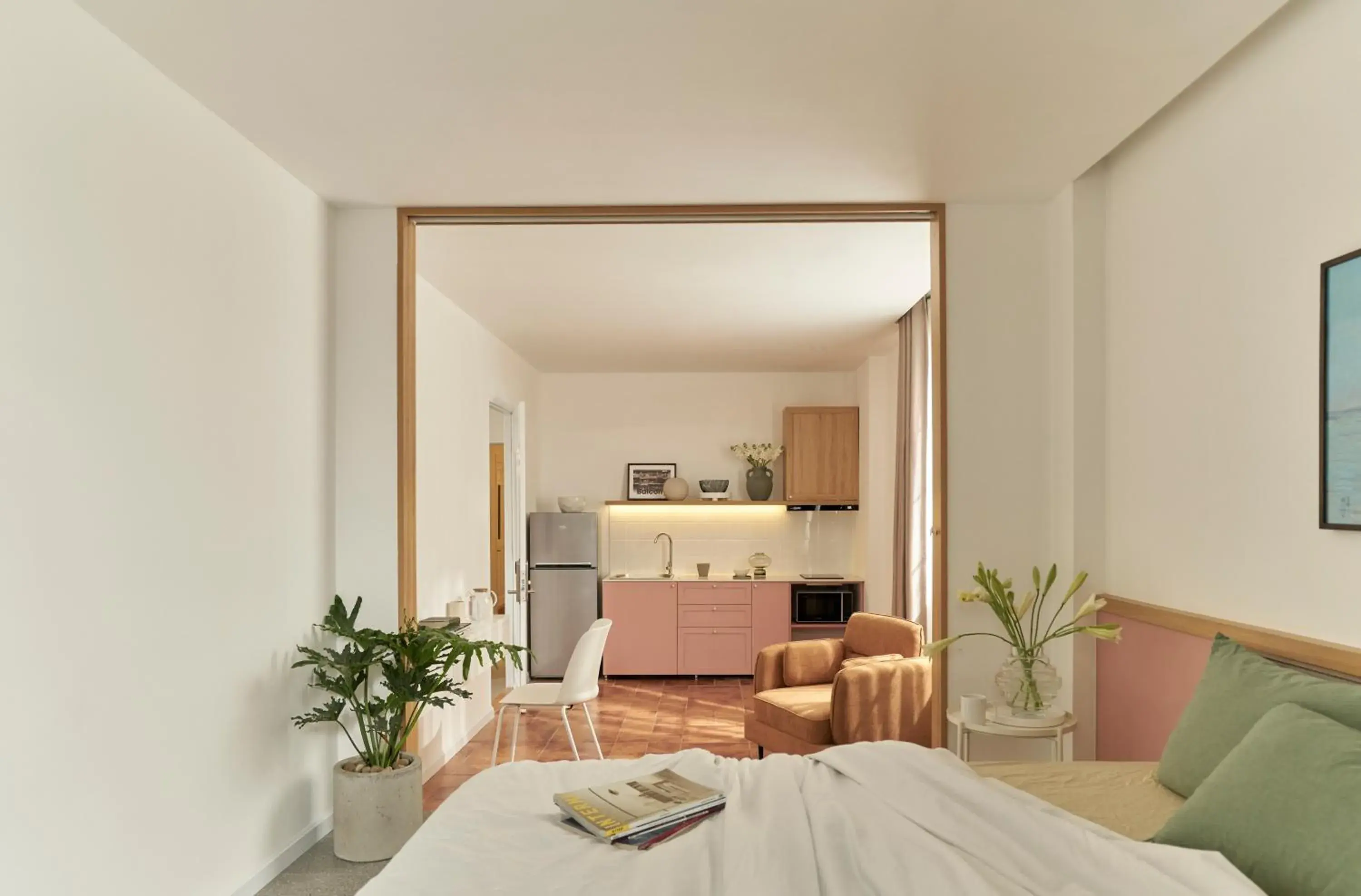 Photo of the whole room, Bed in M Village Living Cao Thắng Photo of the whole room, Bed in M Village Living Cao Thắng