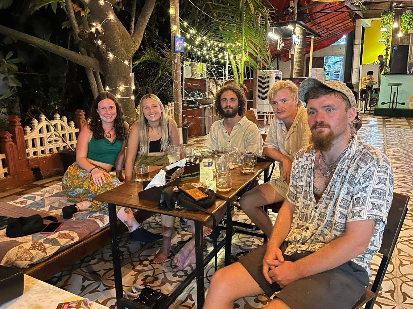 group of guests in Kaabo Hostel