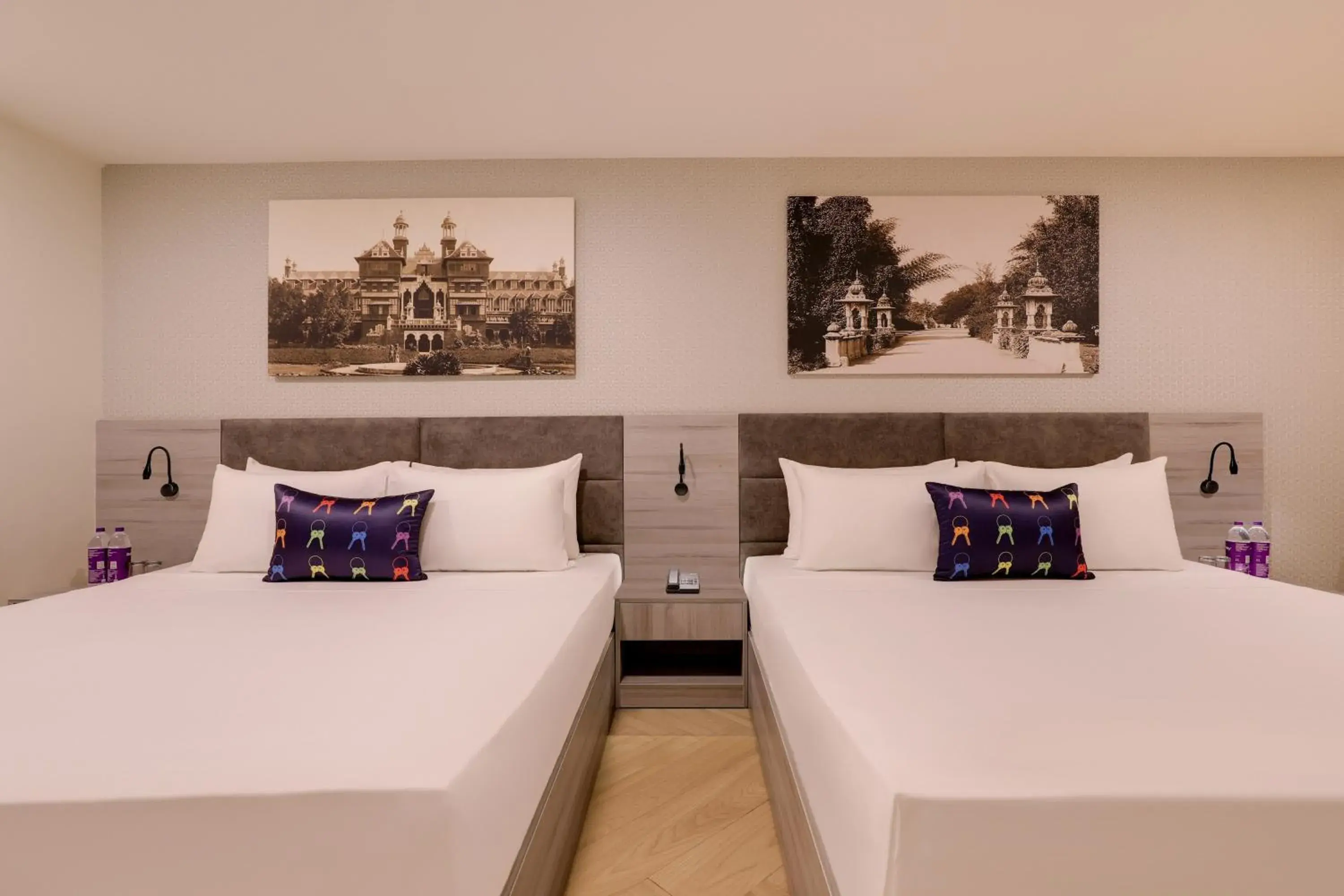 Bedroom, Bed in Keys Lite by Lemon Tree Hotels, Vadodara Bedroom, Bed in Keys Lite by Lemon Tree Hotels, Vadodara