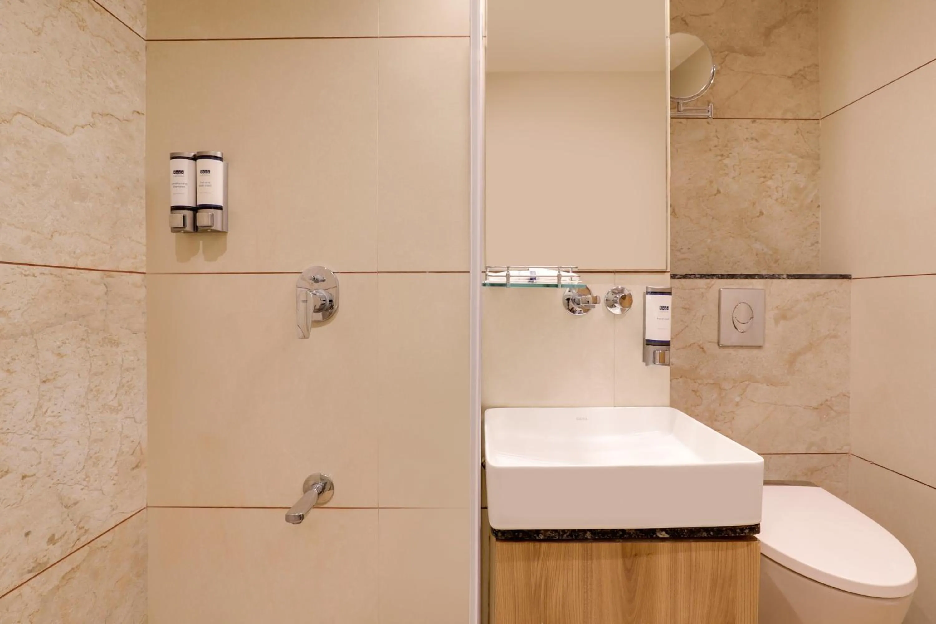 Bathroom in Keys Lite by Lemon Tree Hotels, Vadodara