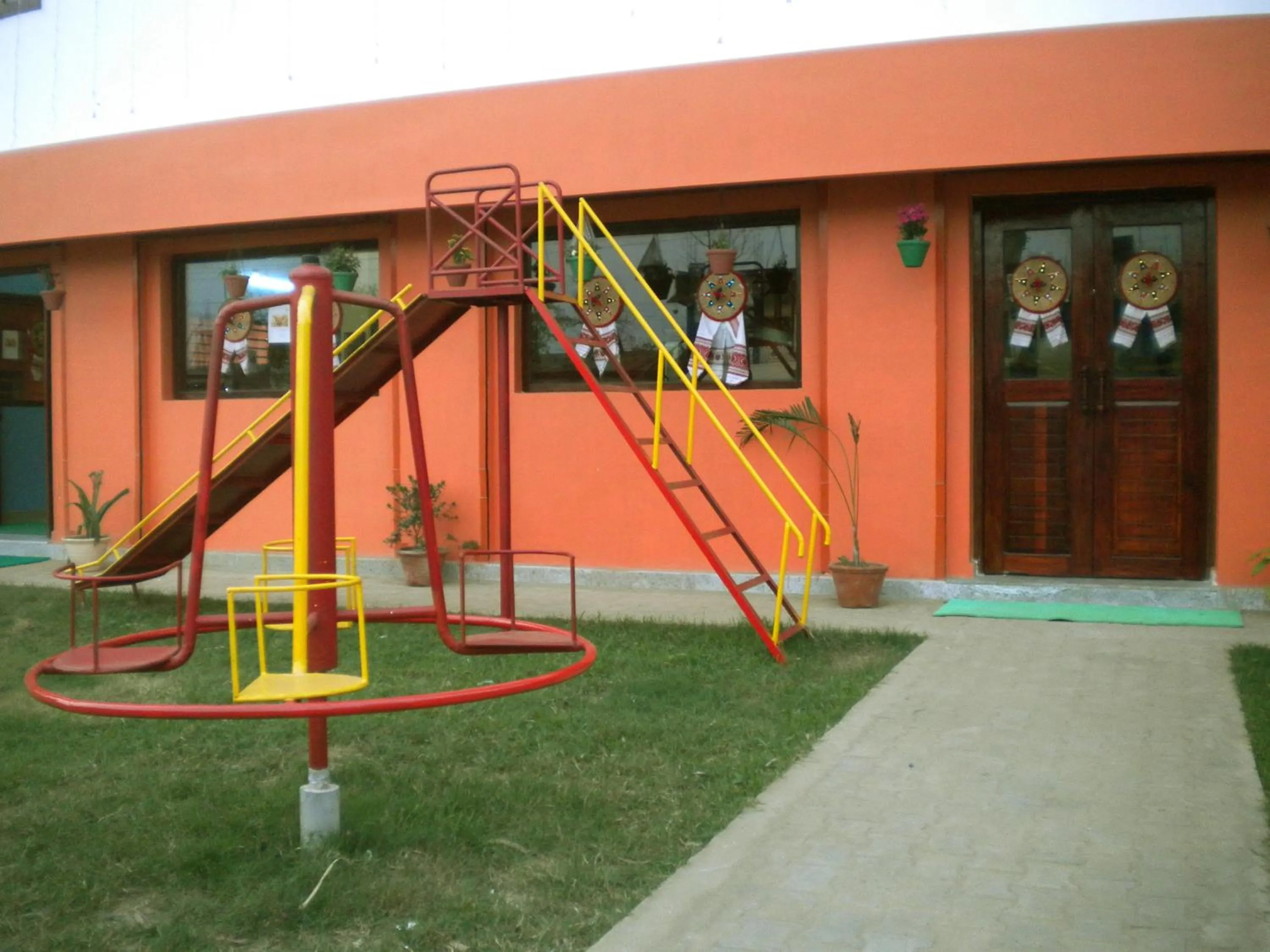 Children play ground in Rains Inn Eco Hotel
