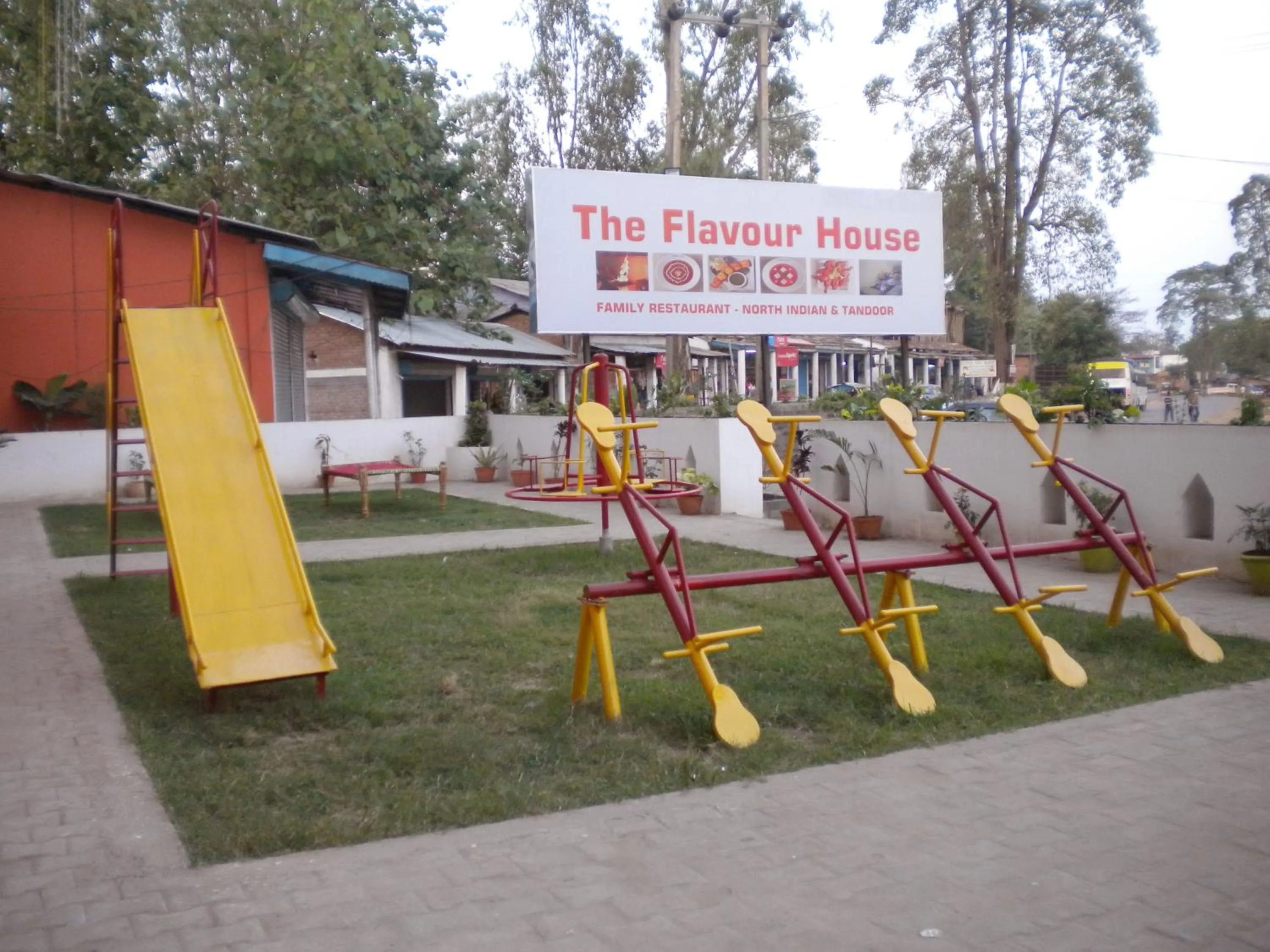 Children play ground in Rains Inn Eco Hotel