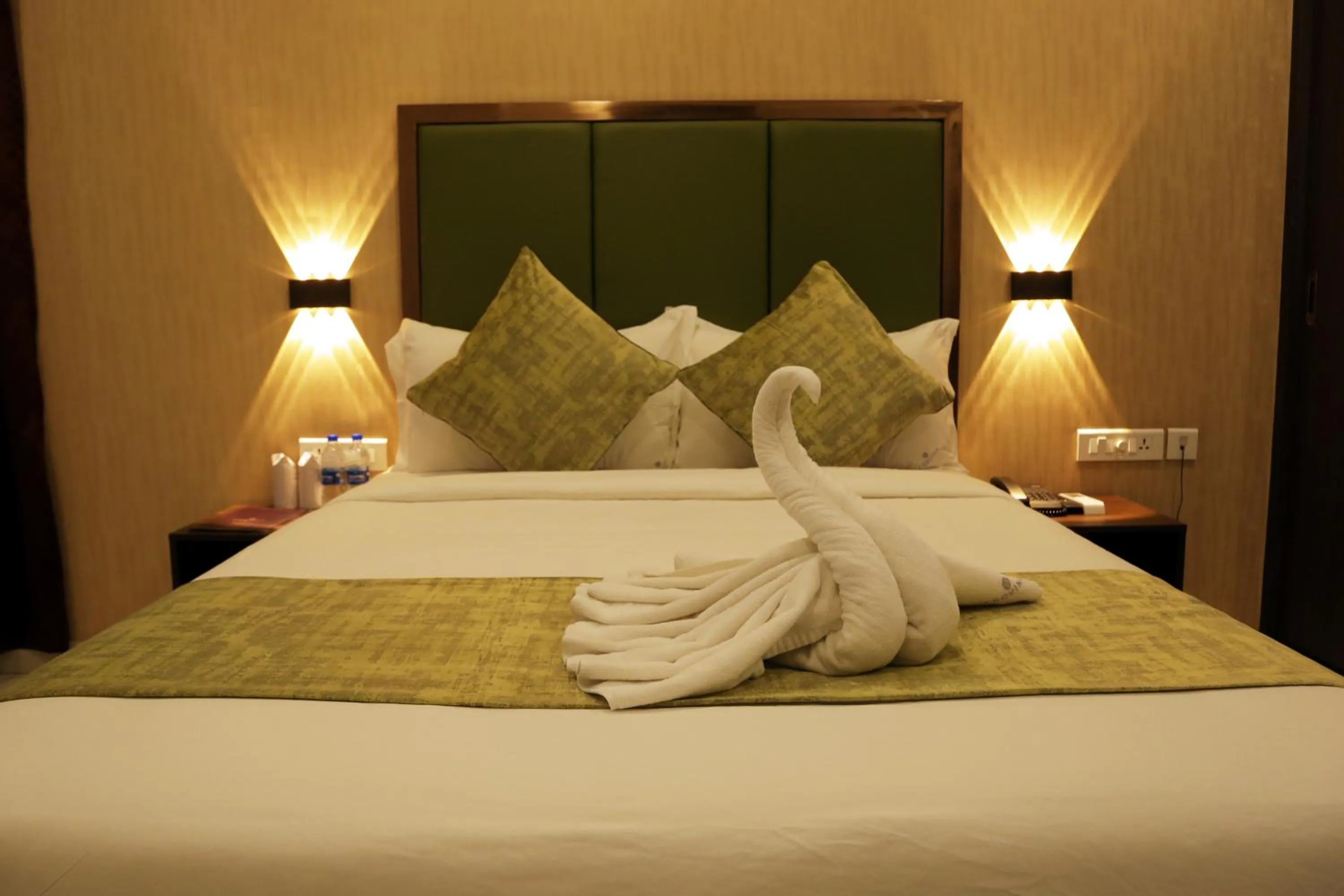 Bed in ESQUINA RESIDENCY