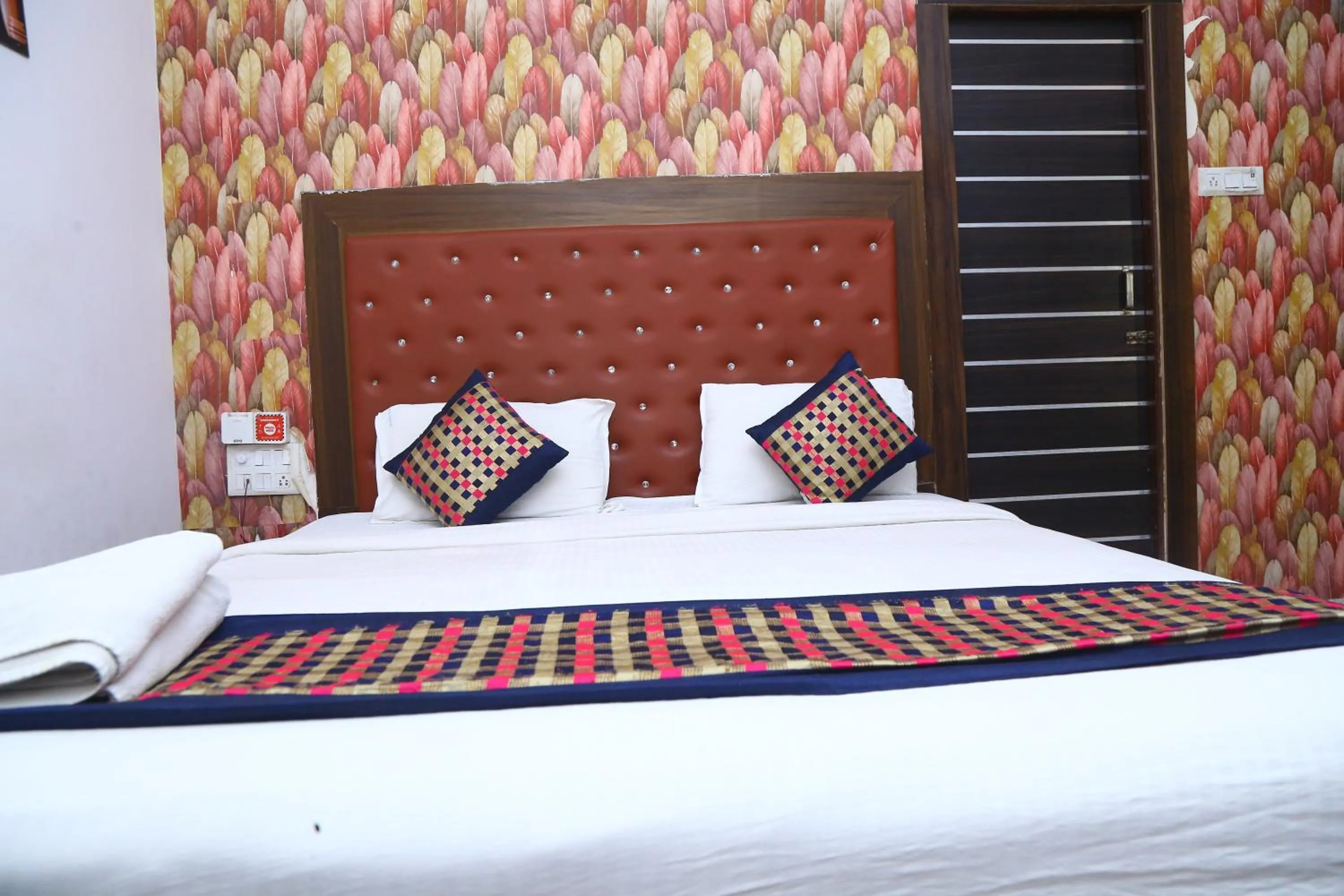 Bed in Hotel MN Grand Shamshabad Airport Zone Hyderabad