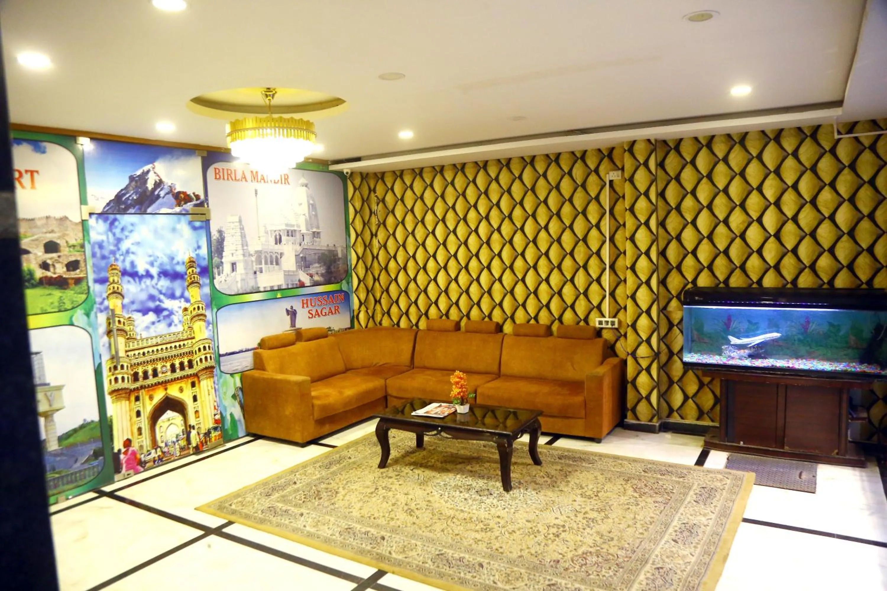 Lobby or reception in Hotel MN Grand Shamshabad Airport Zone Hyderabad