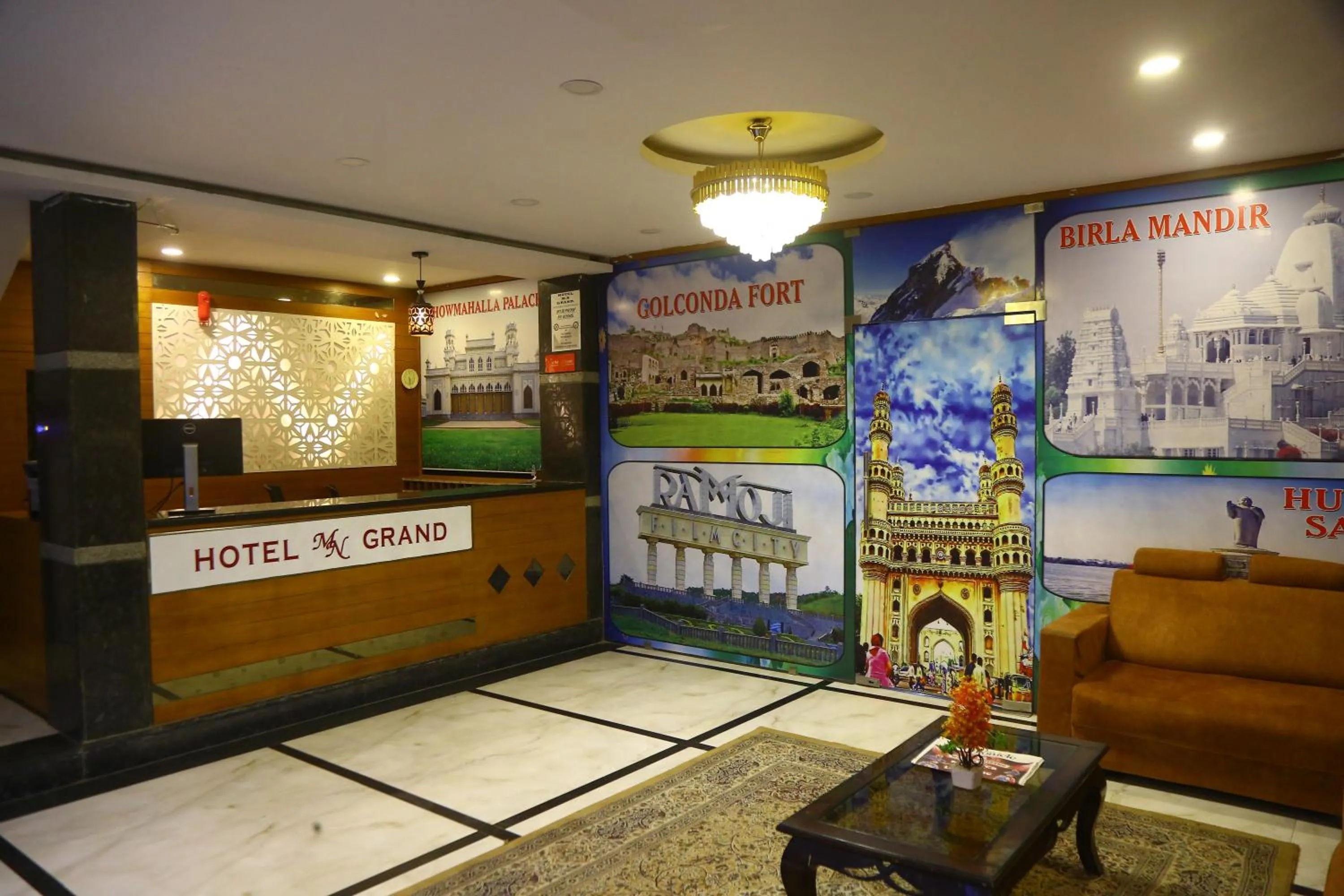 Lobby or reception in Hotel MN Grand Shamshabad Airport Zone Hyderabad