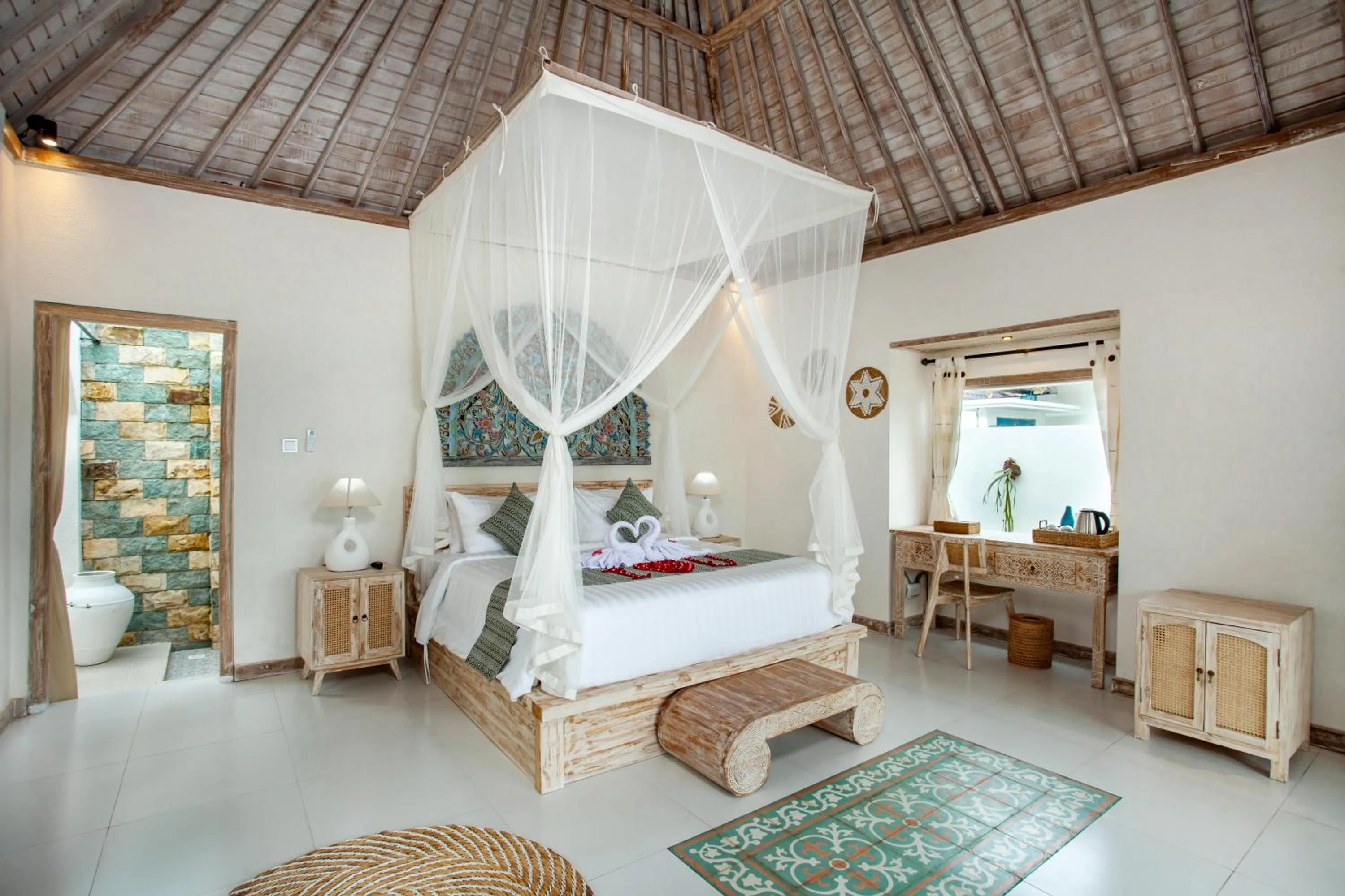 Bed in Amaya Sebatu Villa