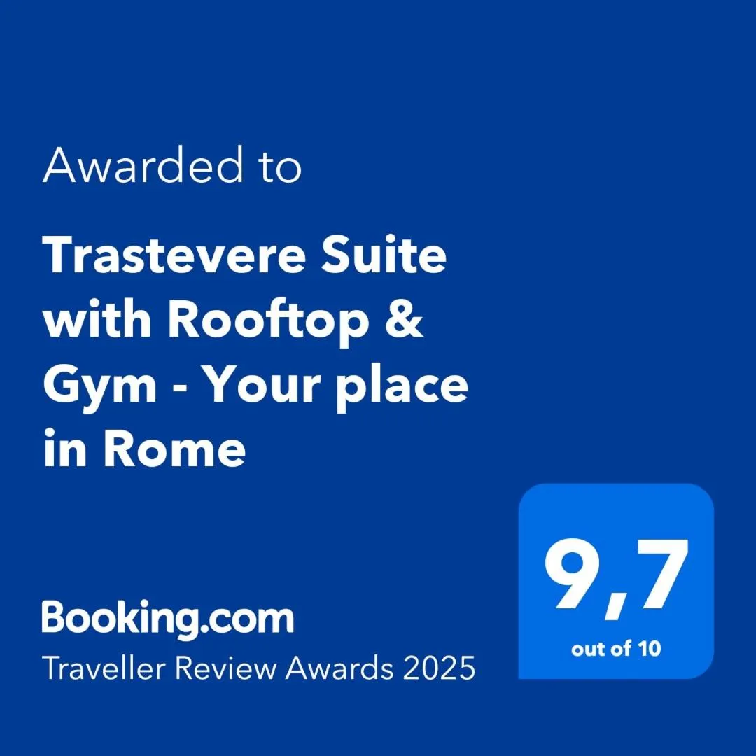 One-Bedroom Apartment in AureaLiving - Trastevere Suite with Rooftop & Gym, Your place in Rome