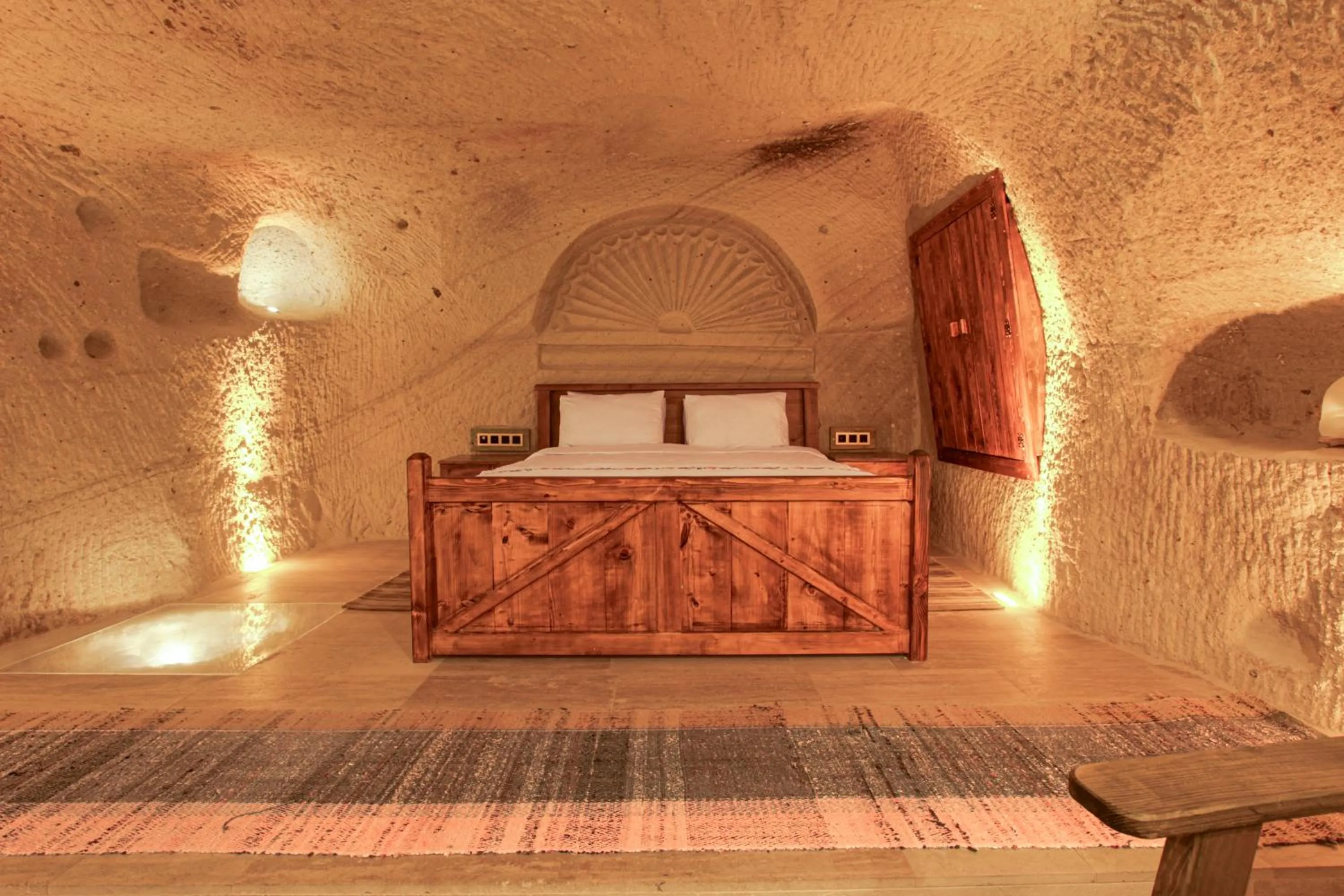 Bed in Babili Cappadocia Cave