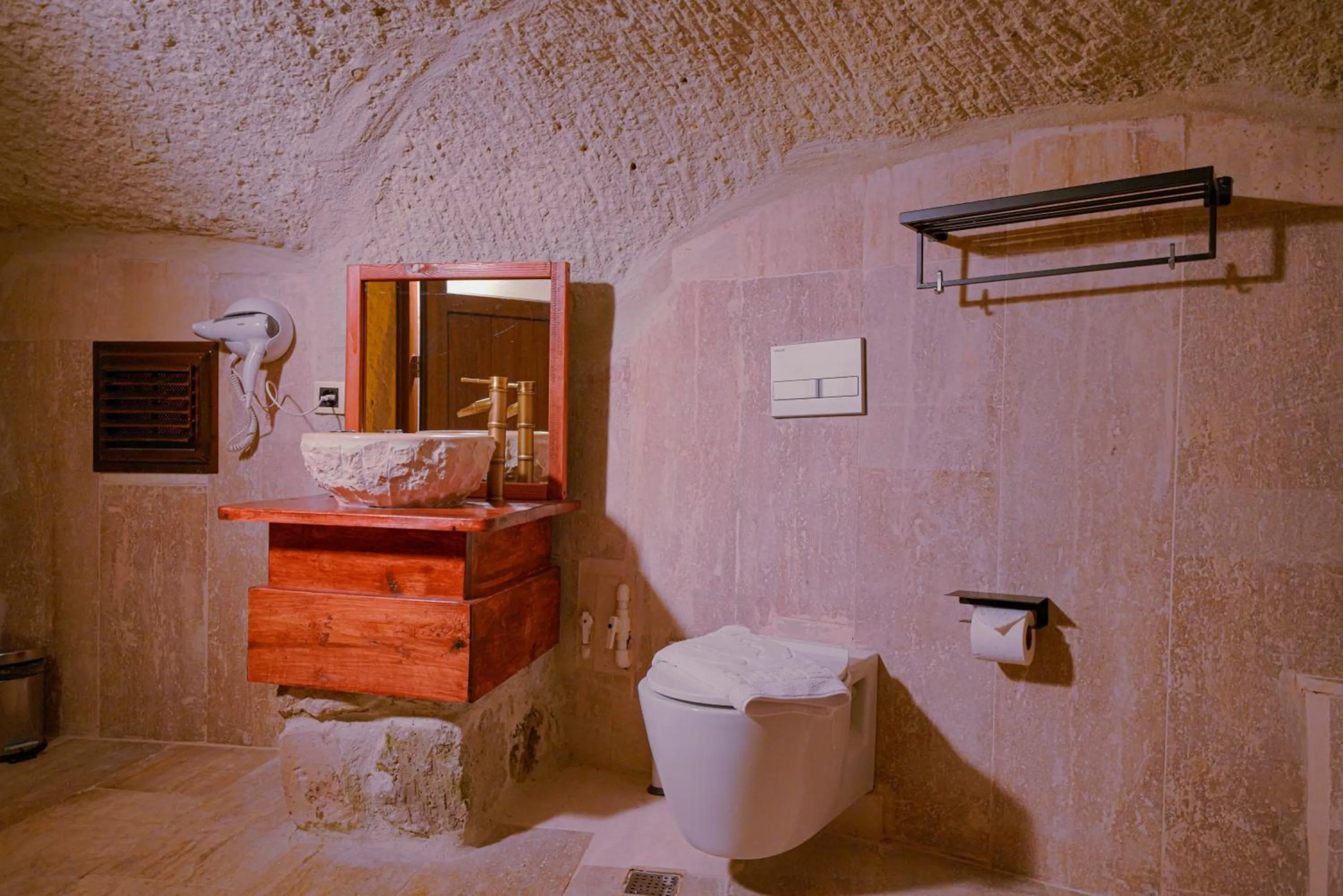 Toilet in Babili Cappadocia Cave