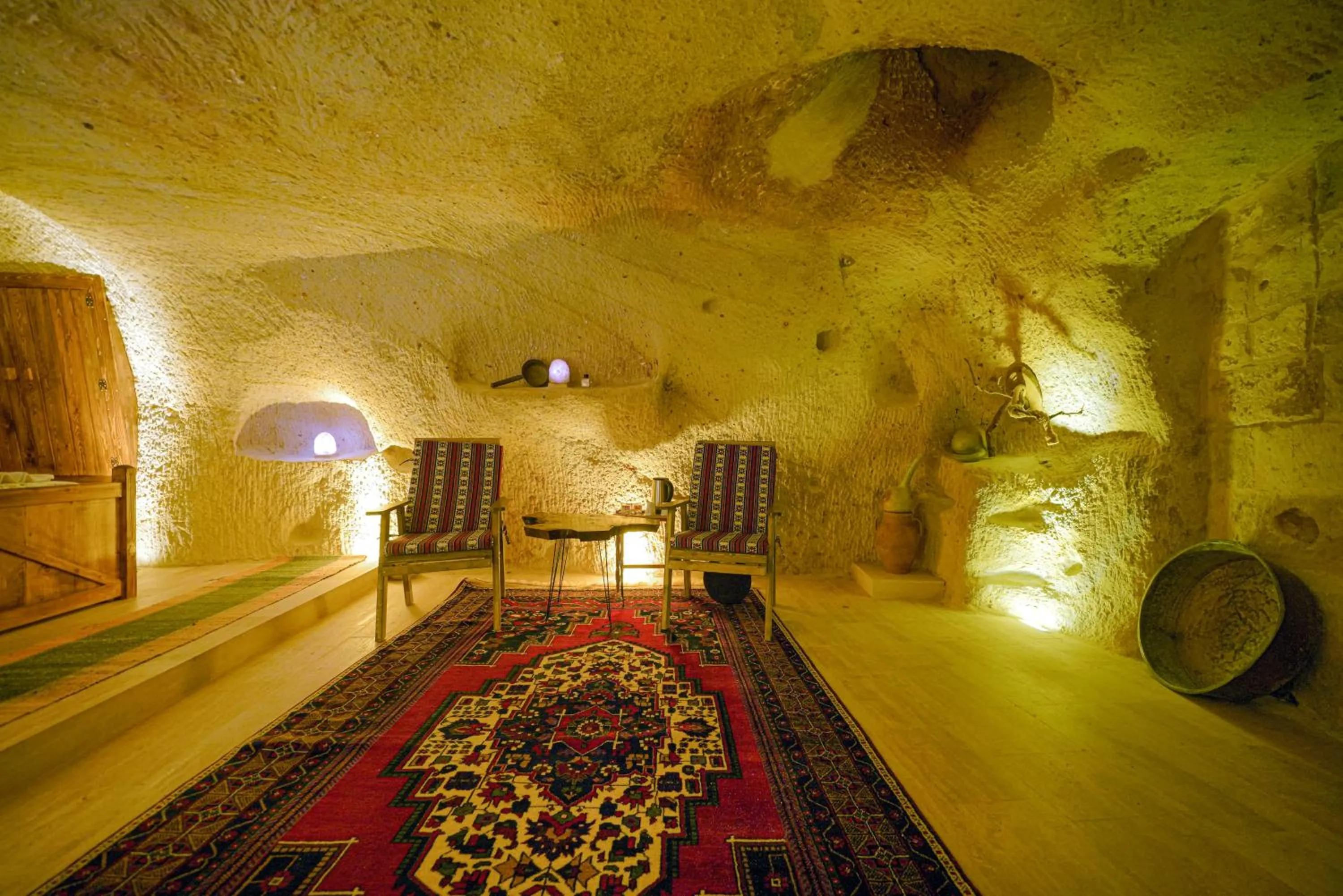 Living room in Babili Cappadocia Cave
