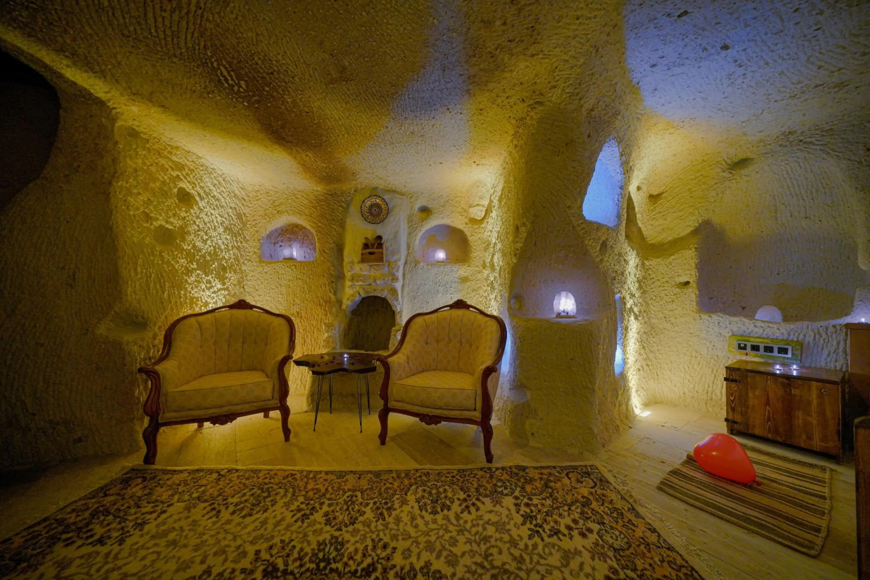 Living room in Babili Cappadocia Cave