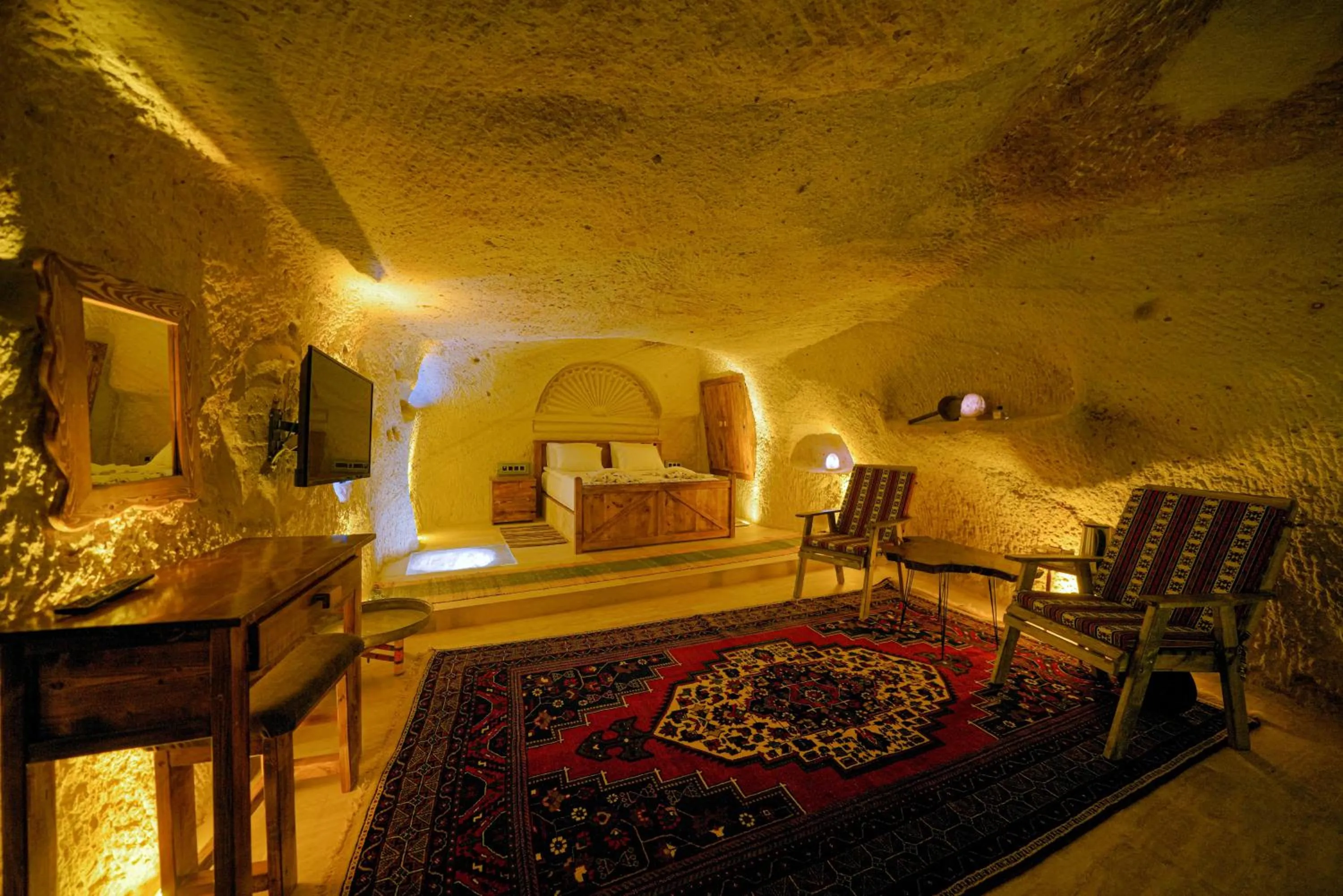 Bed in Babili Cappadocia Cave