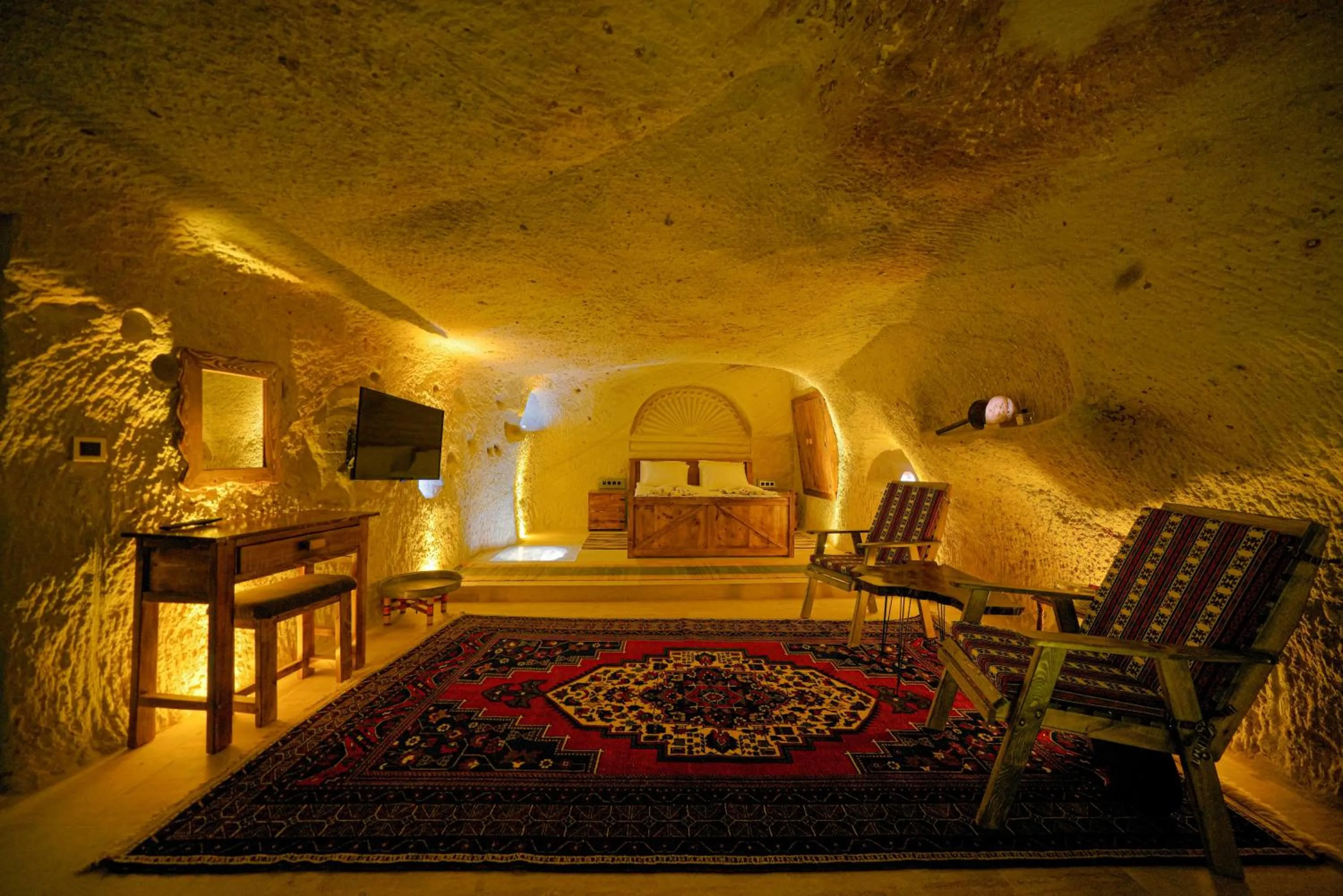 Bed in Babili Cappadocia Cave