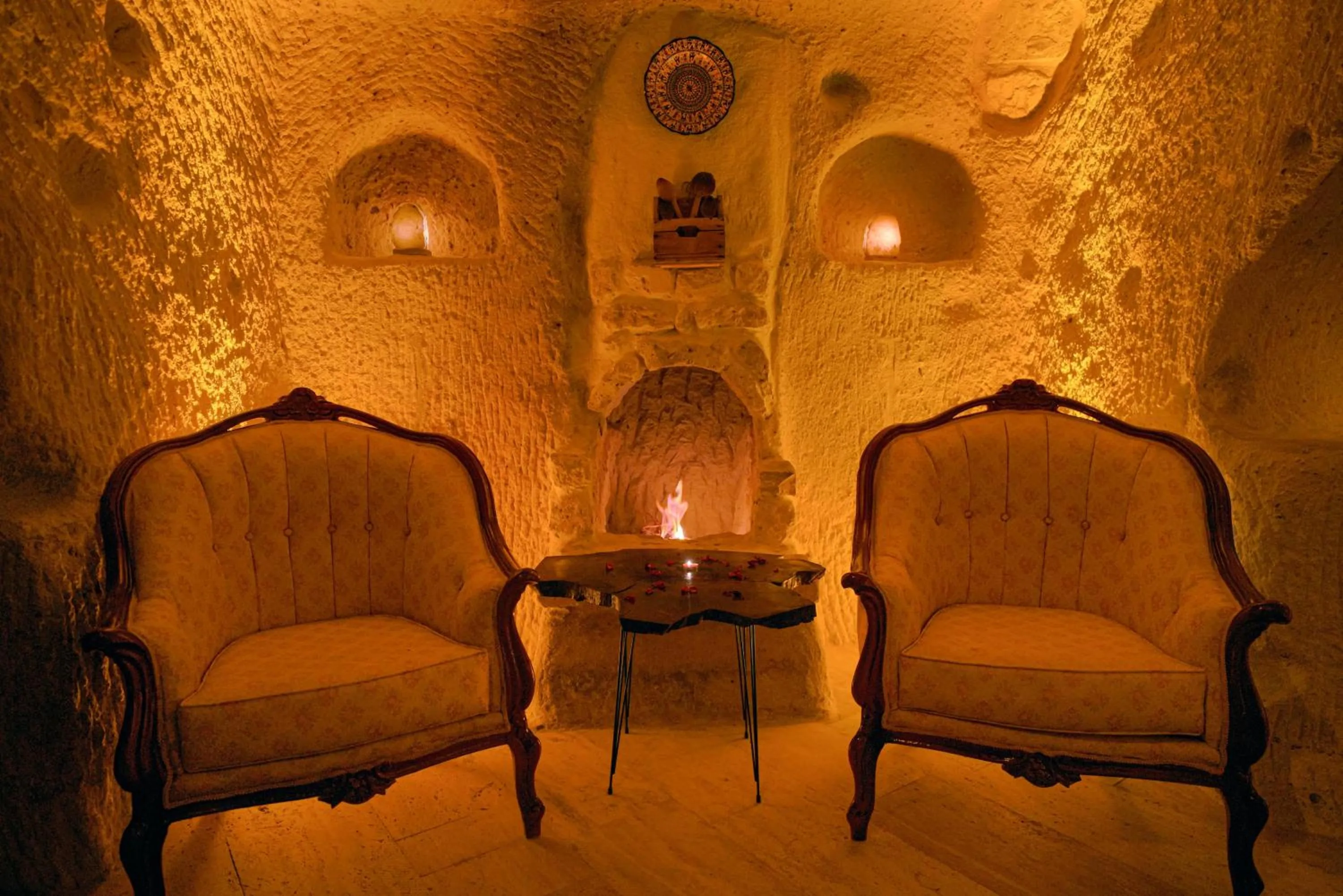 Living room in Babili Cappadocia Cave