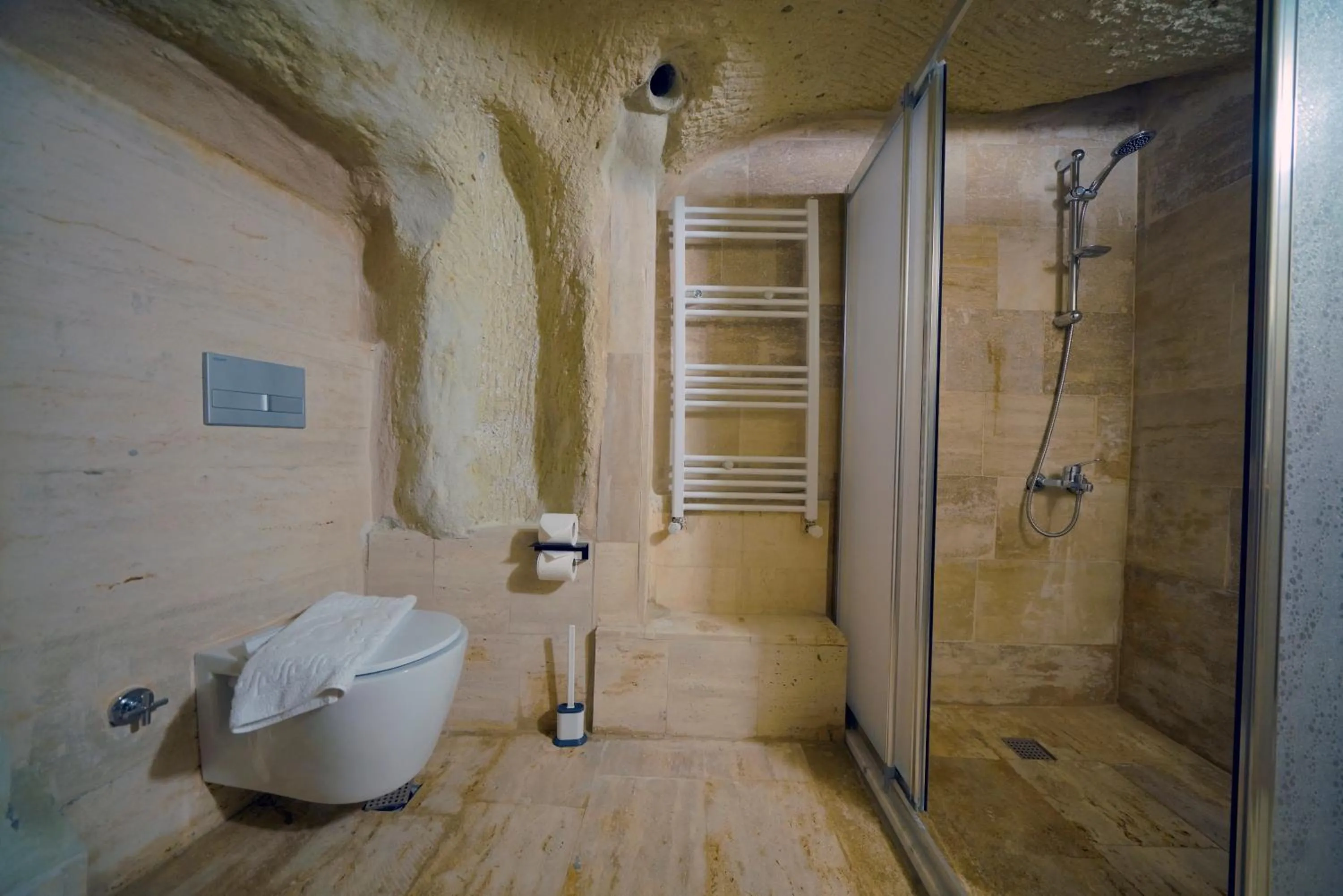 Shower in Babili Cappadocia Cave