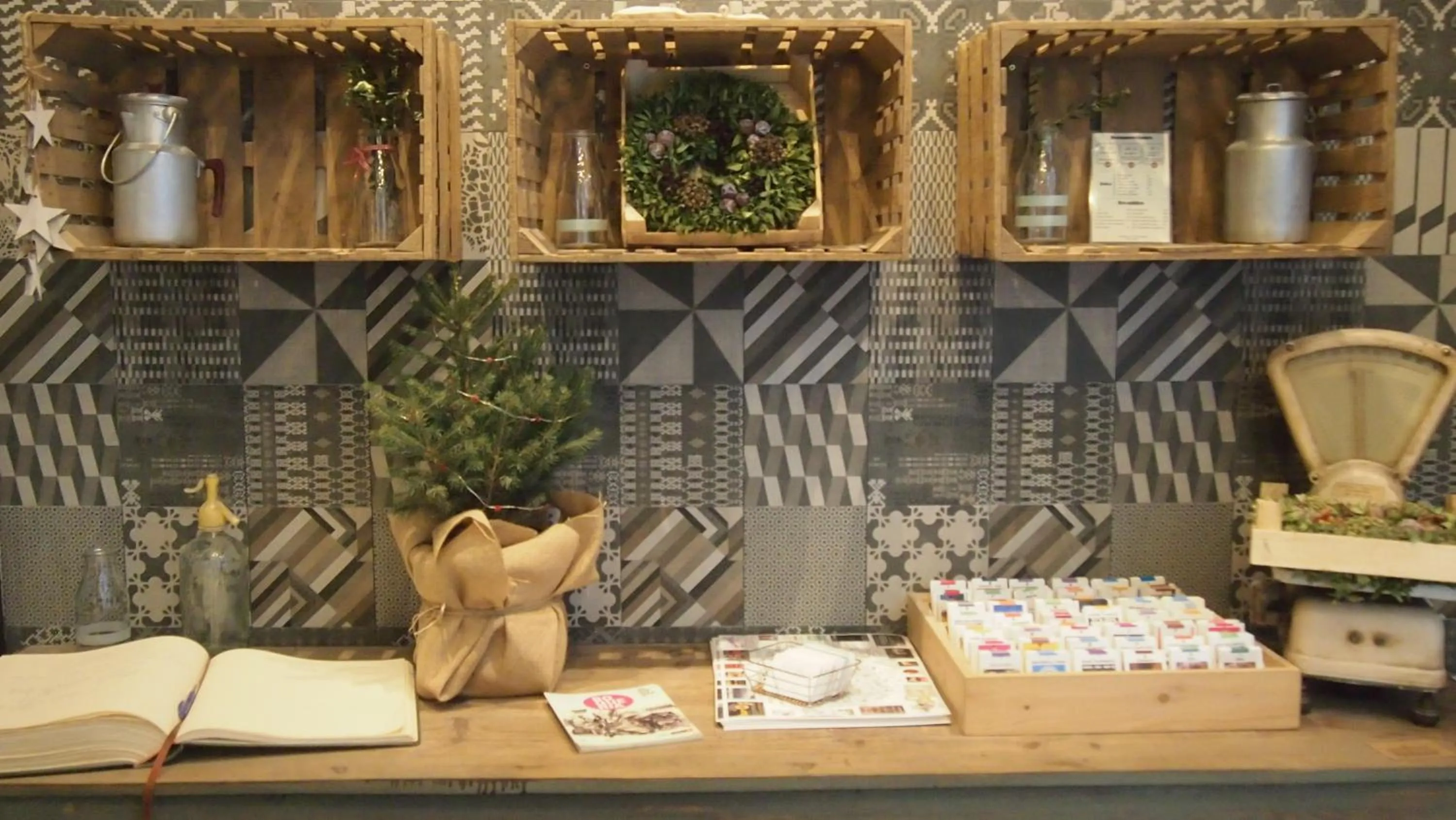 Decorative detail in Eco Boutique Hostal Grau