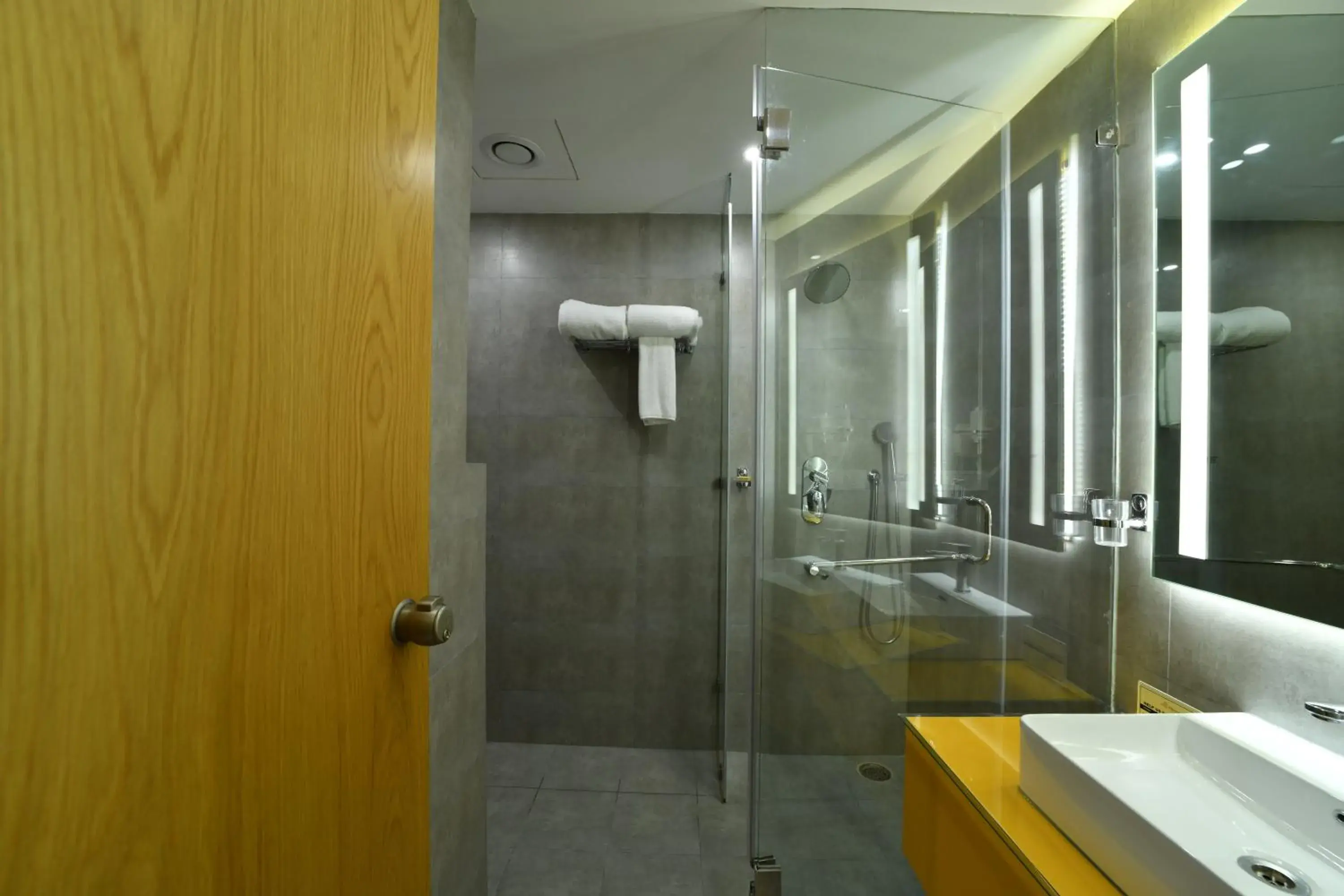 Shower in The President Hotel, kumarapark Shower in The President Hotel, kumarapark