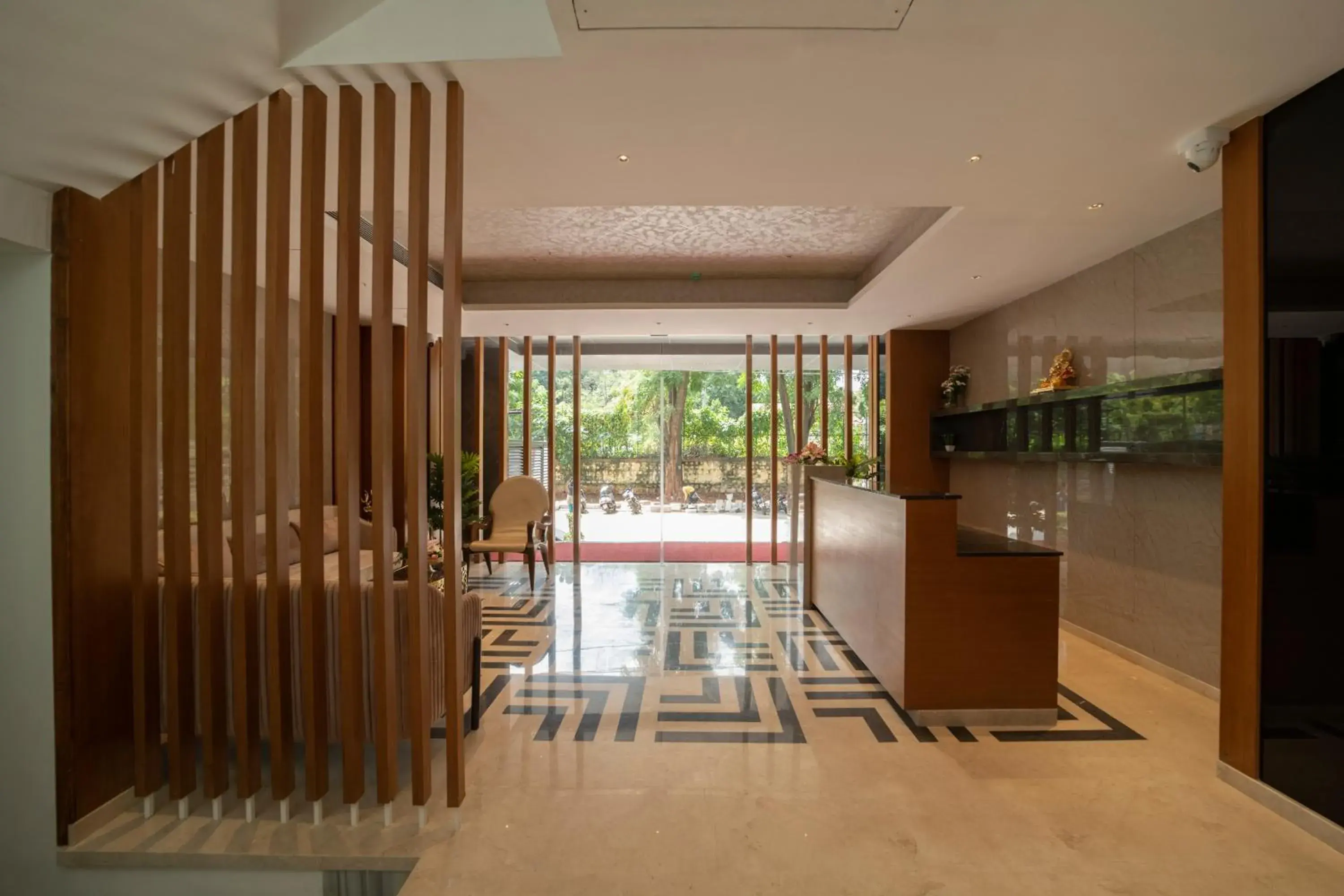 Lobby or reception in The President Hotel, kumarapark Lobby or reception in The President Hotel, kumarapark