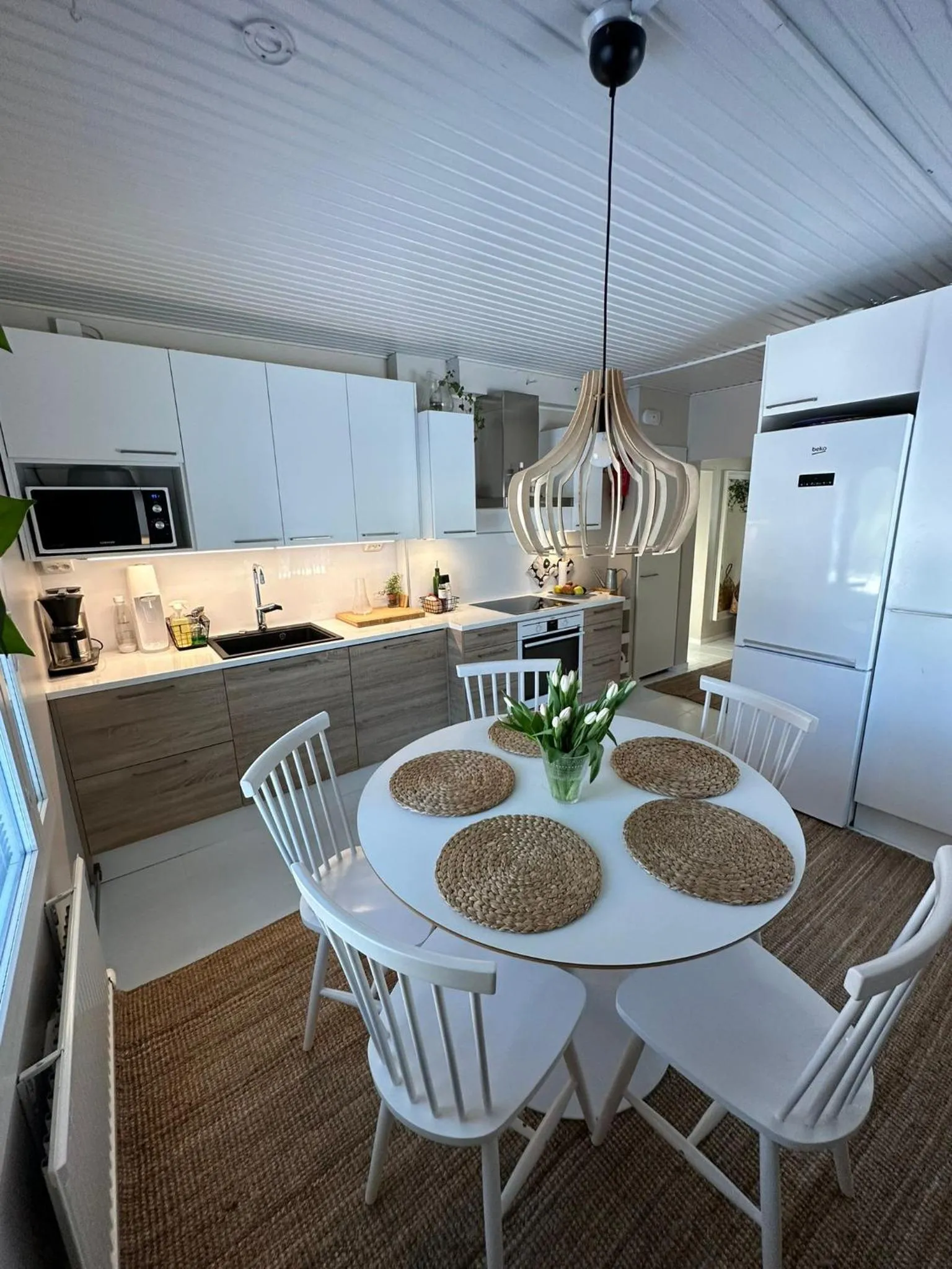 Kitchen or kitchenette in Villa Juuris