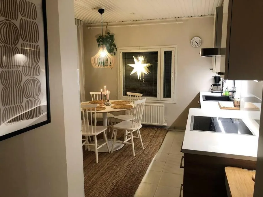 Kitchen or kitchenette in Villa Juuris