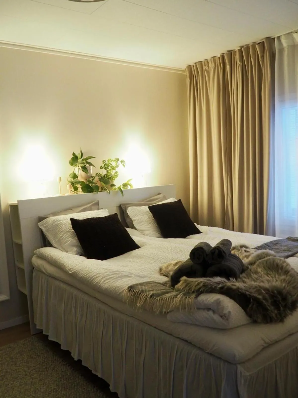 Bed in Villa Juuris