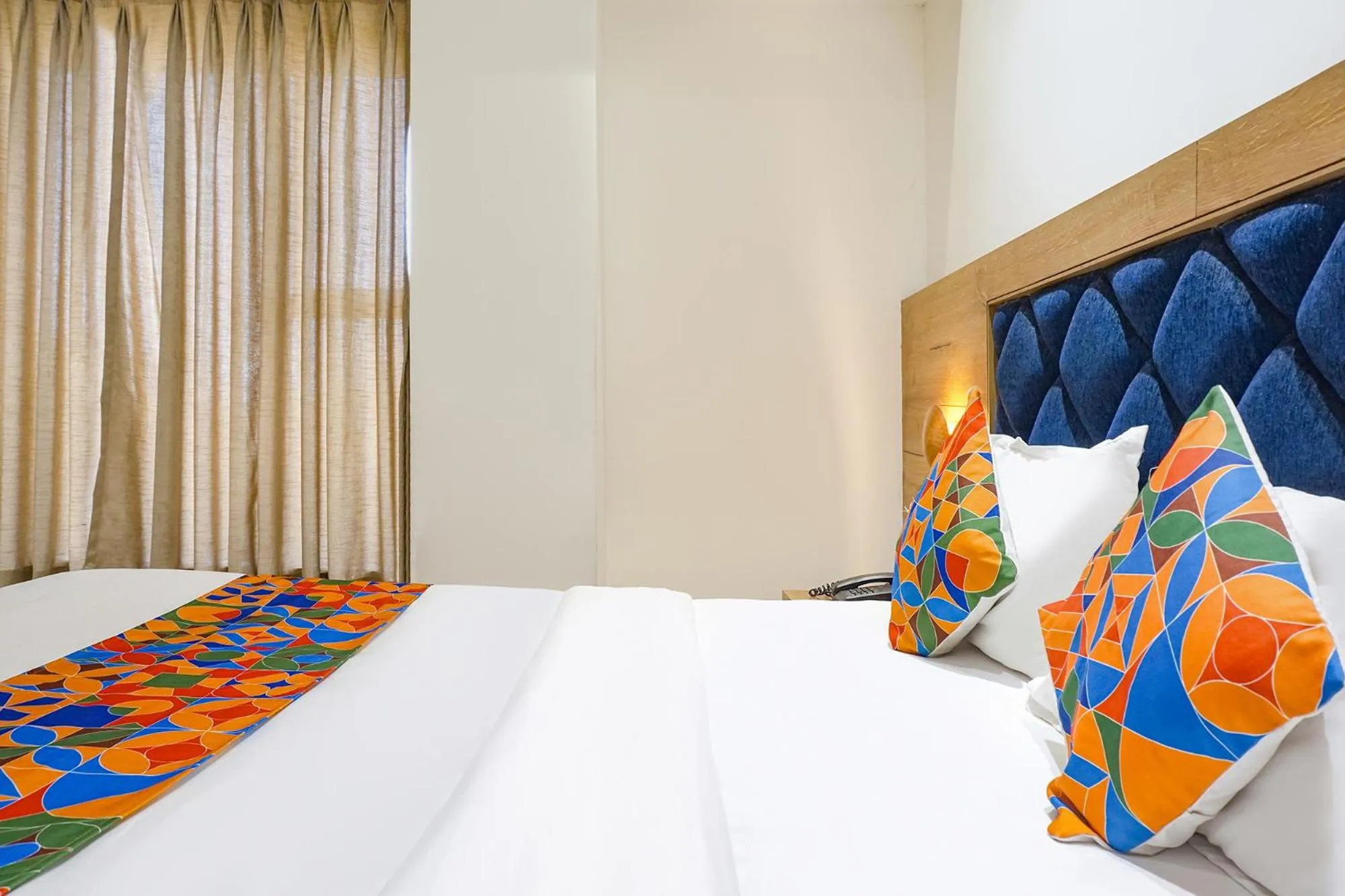 Bed in FabHotel Pancharatna Regency - Nr Medicover Hospital
