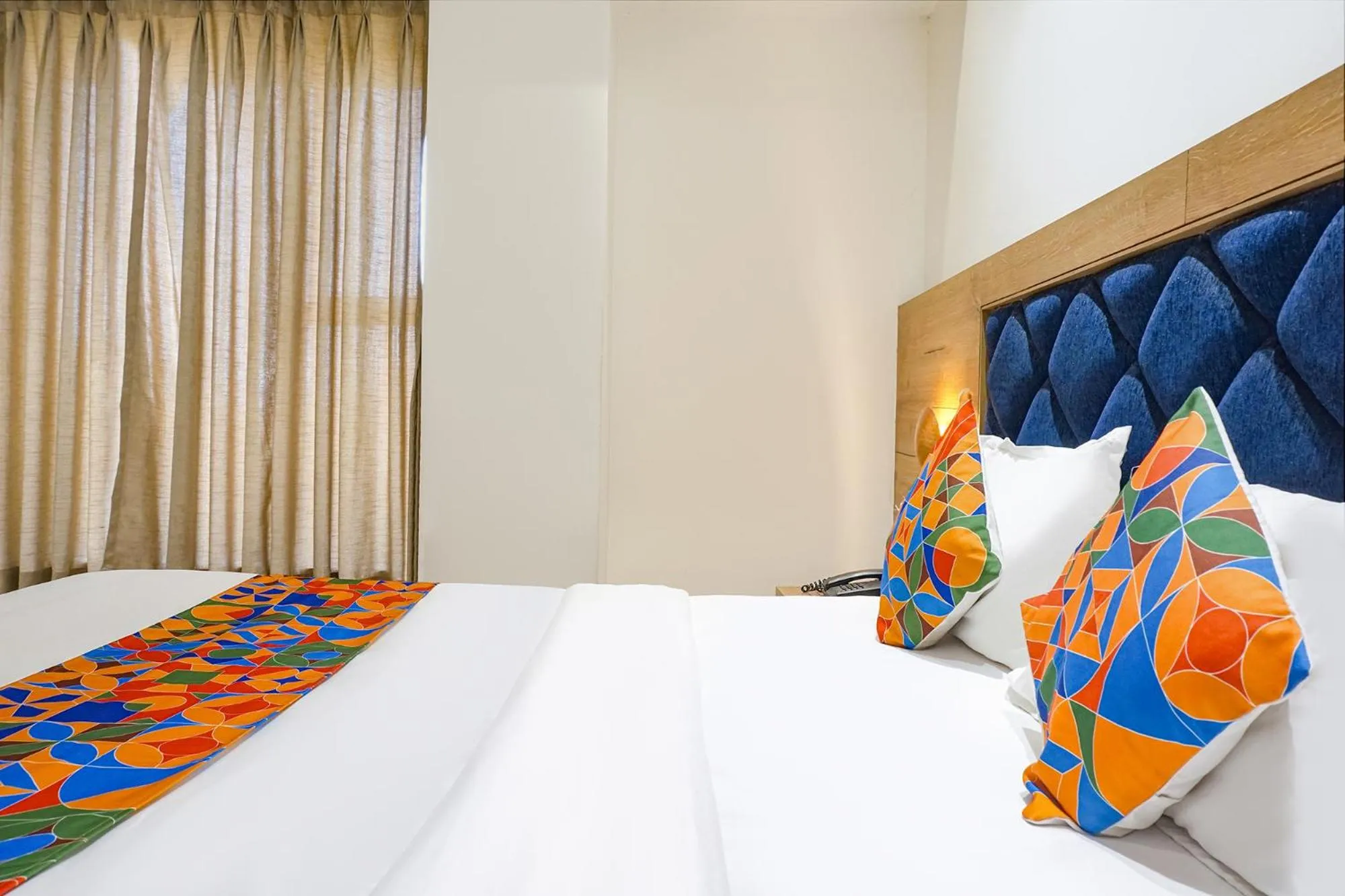 Bed in FabHotel Pancharatna Regency - Nr Medicover Hospital