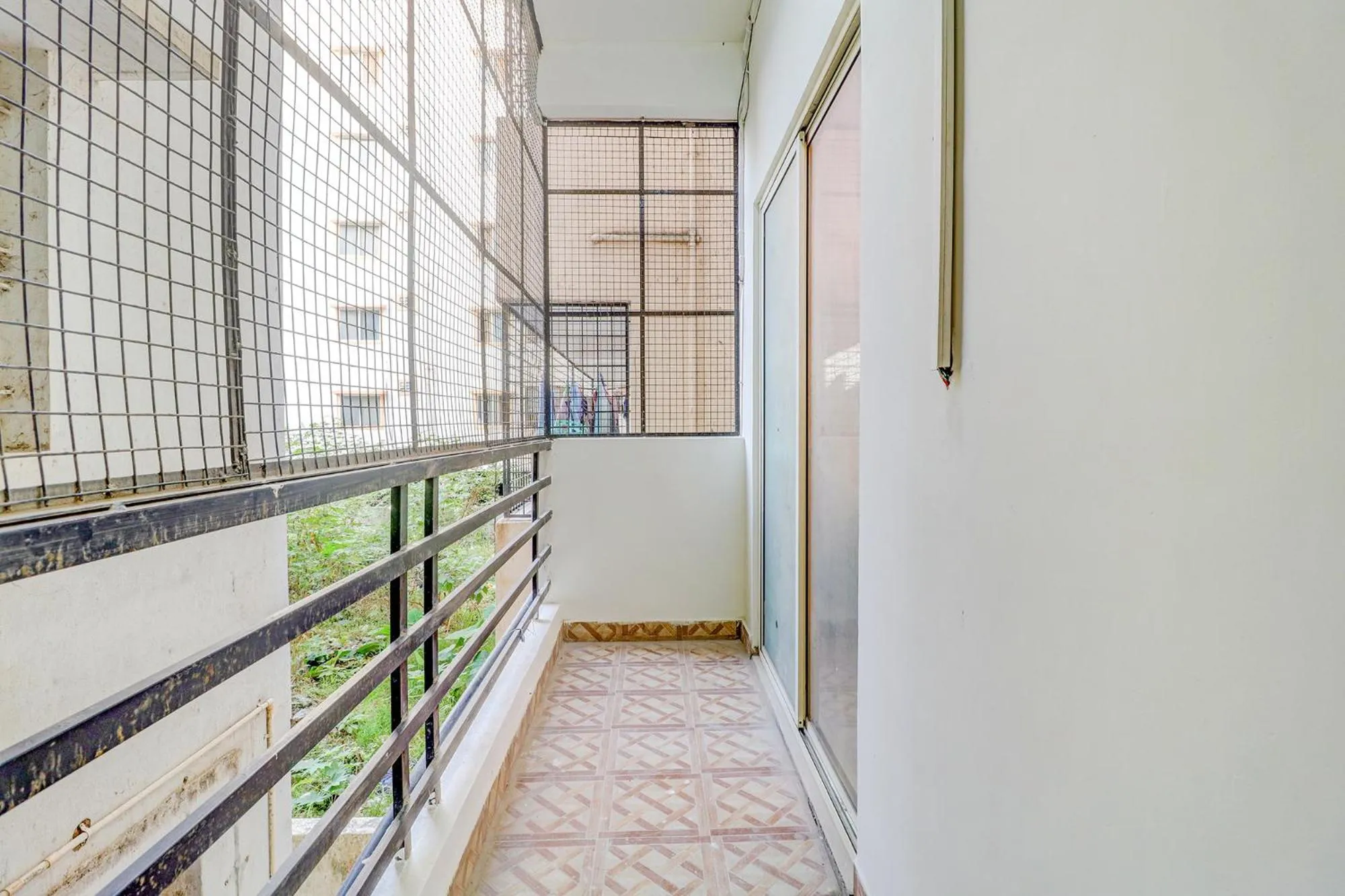 Balcony/Terrace in FabHotel E City Inn - 3km from Infosys Campus