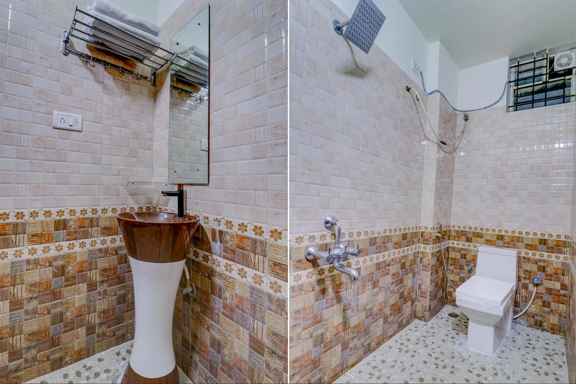 Bathroom in FabHotel E City Inn - 3km from Infosys Campus