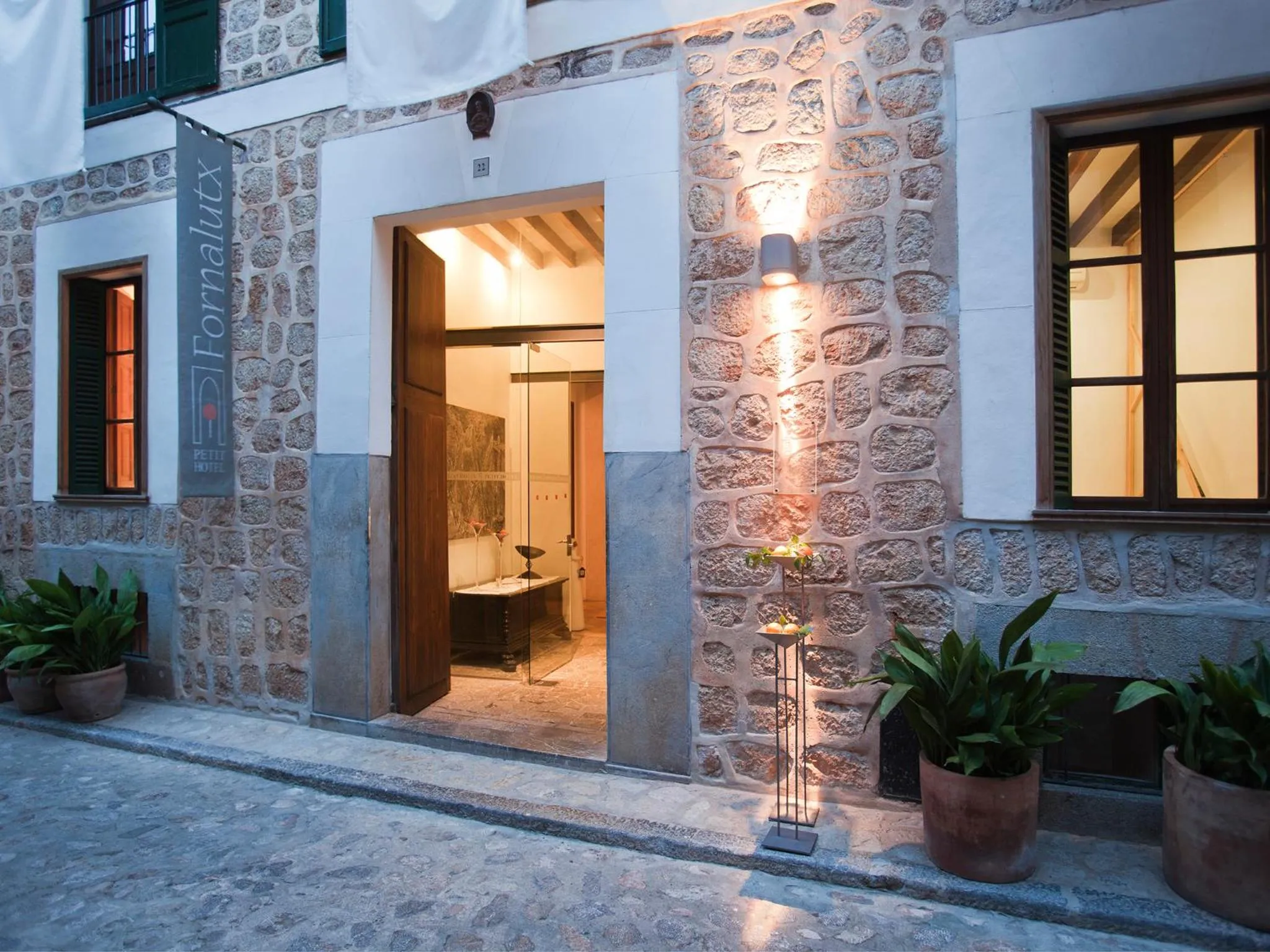 Facade/entrance in Fornalutx Petit Hotel - Bed & Breakfast