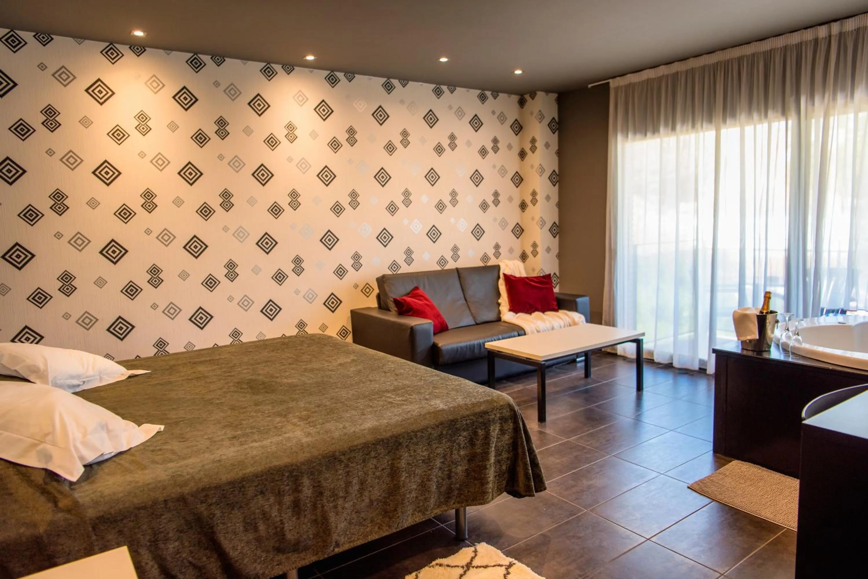 Bed in Hotel Acacias Suites & Spa