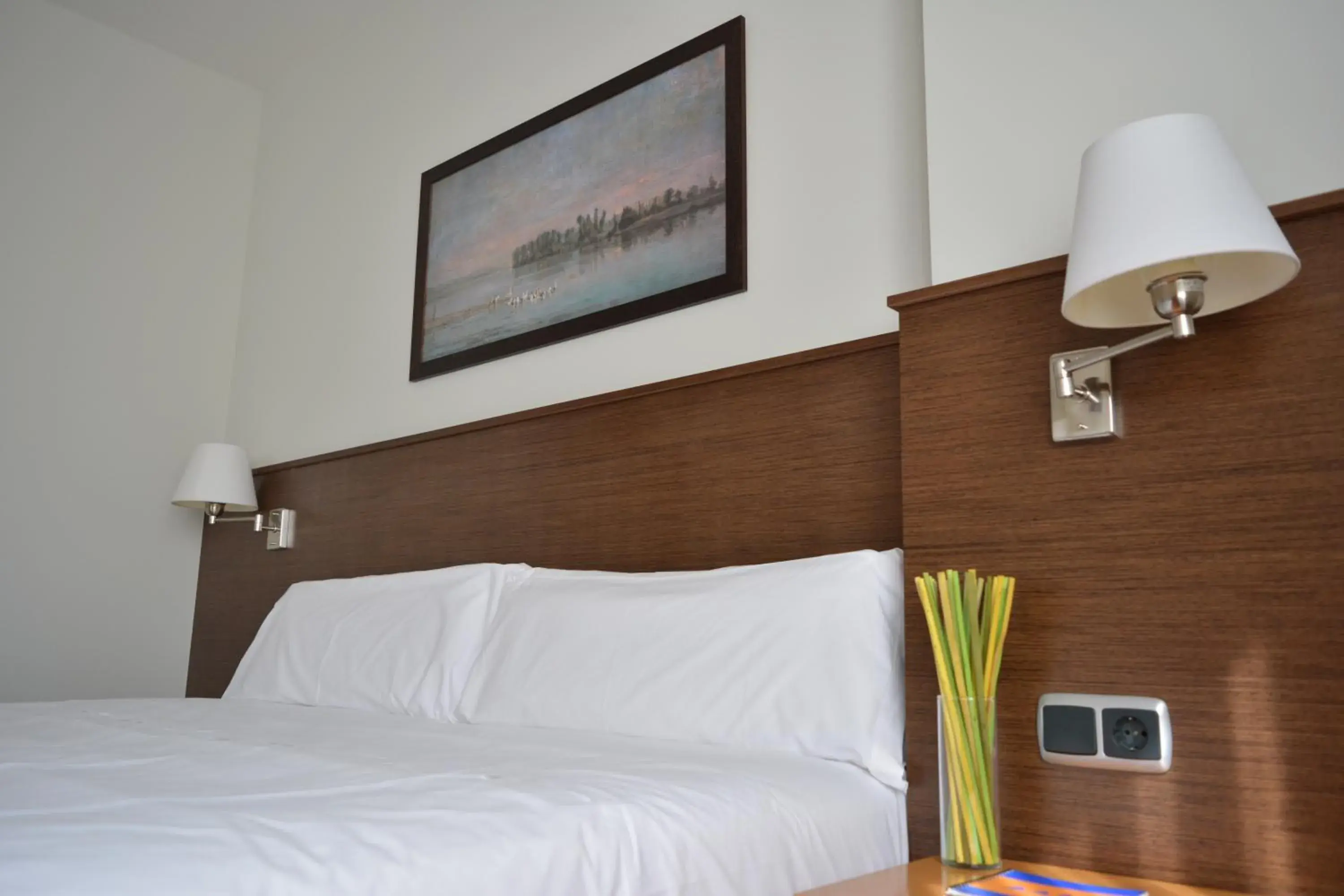 Decorative detail, Bed in Hotel Palacio Congresos Decorative detail, Bed in Hotel Palacio Congresos