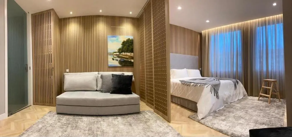 Photo of the whole room, Bed in Alamedastudio