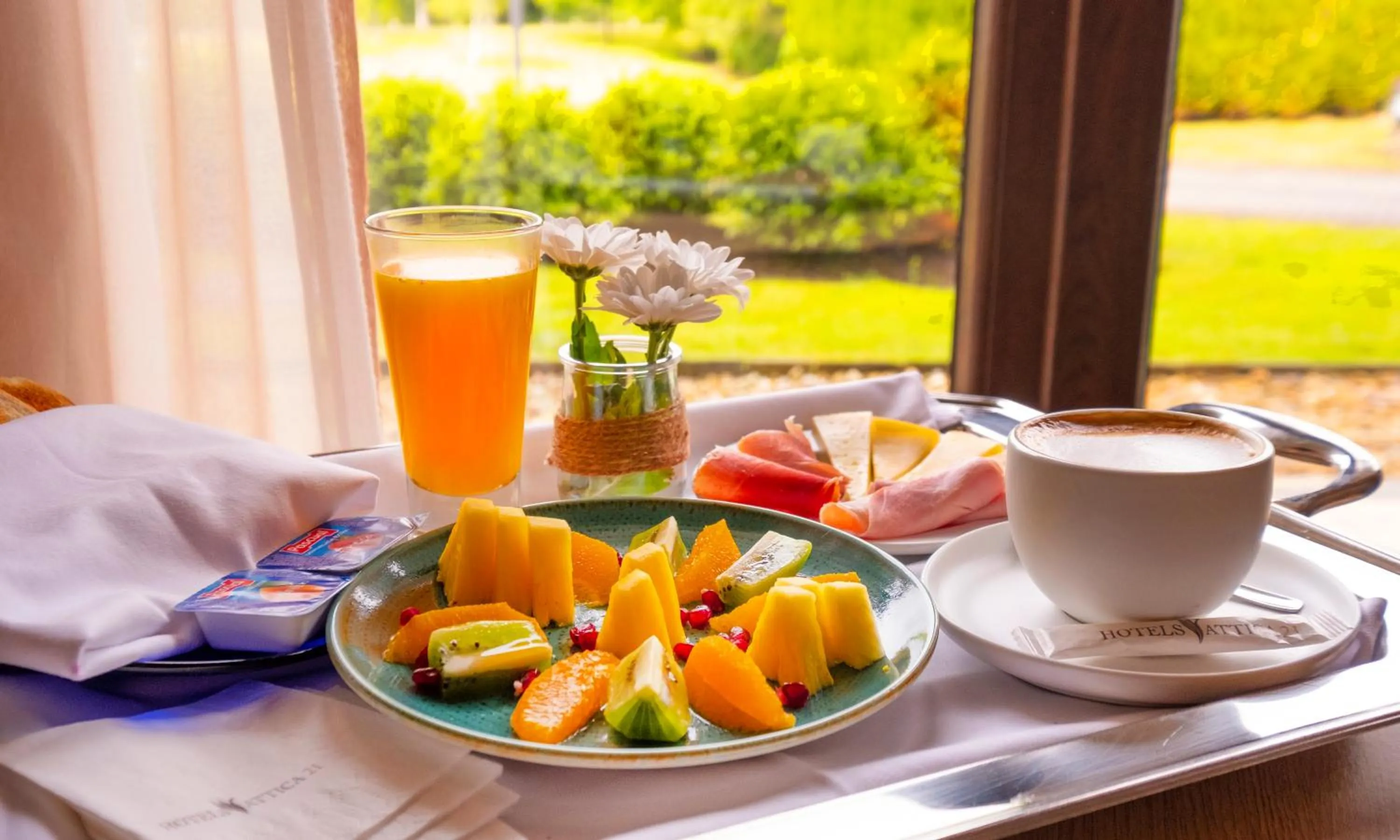 Continental breakfast in Hotel Spa Attica21 Vilalba