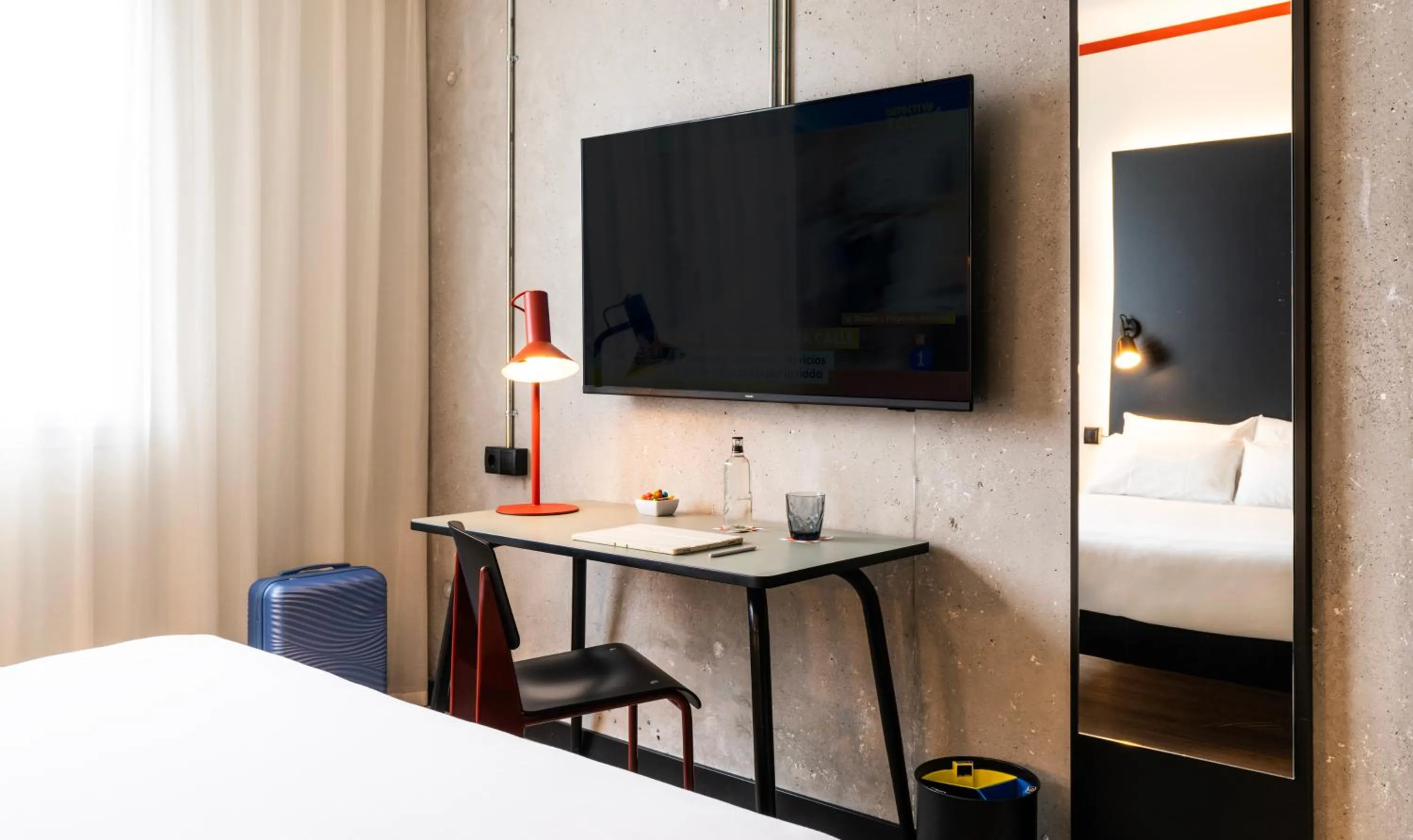 Bedroom, Bed in ibis Styles Barcelona Sant Joan Despi