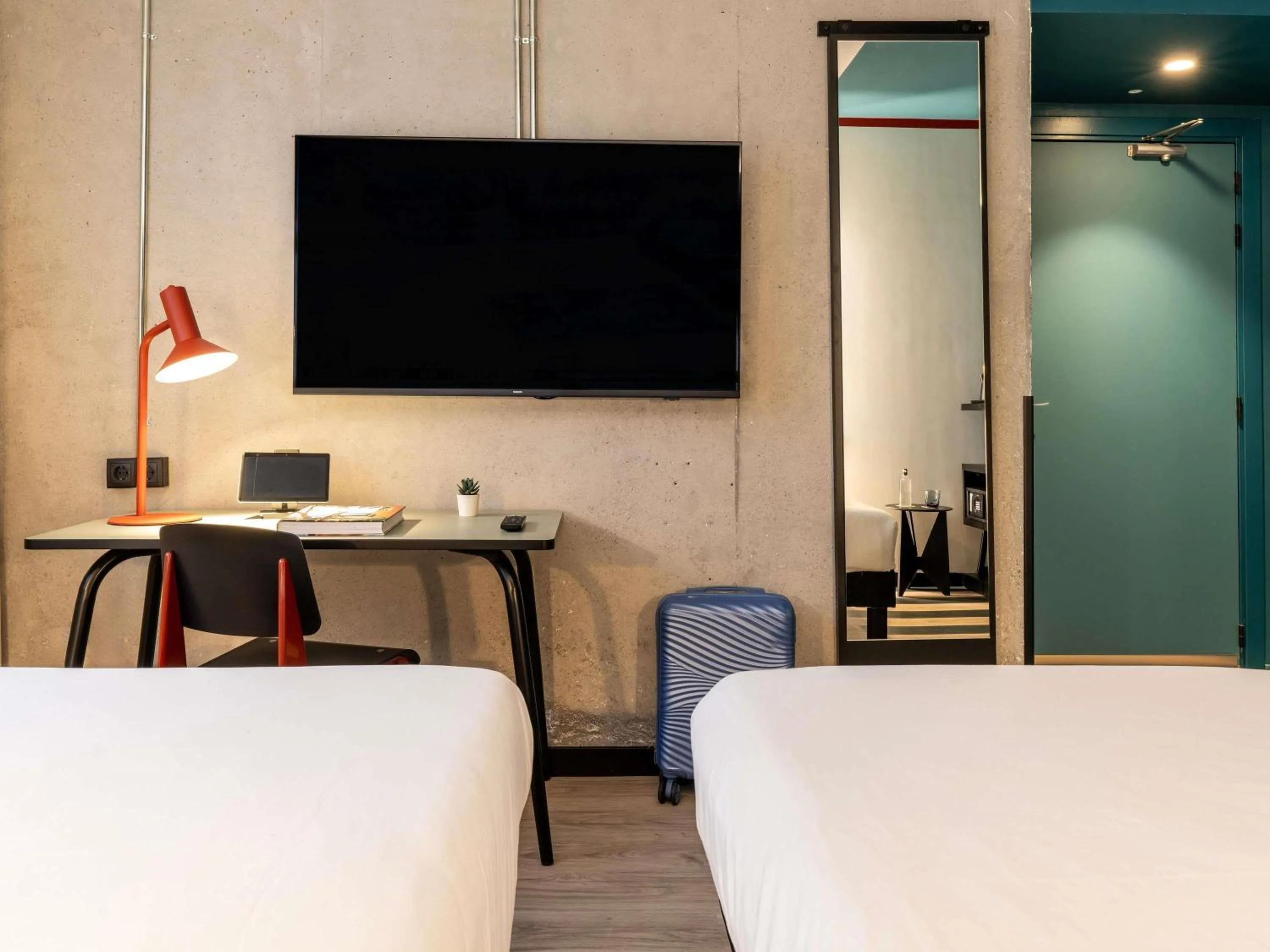 Bedroom, Bed in ibis Styles Barcelona Sant Joan Despi