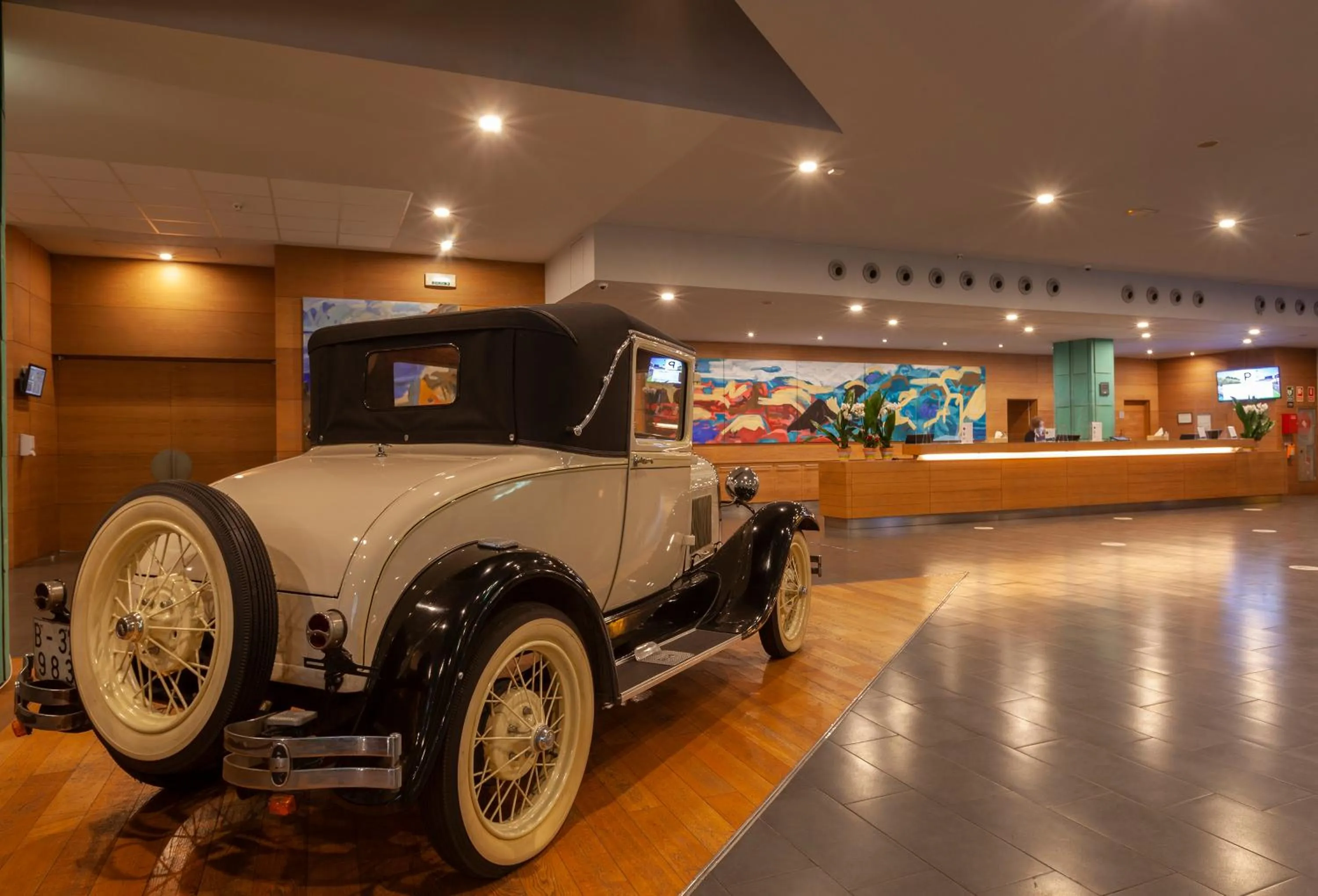Lobby or reception in Hotel Puerta de Bilbao