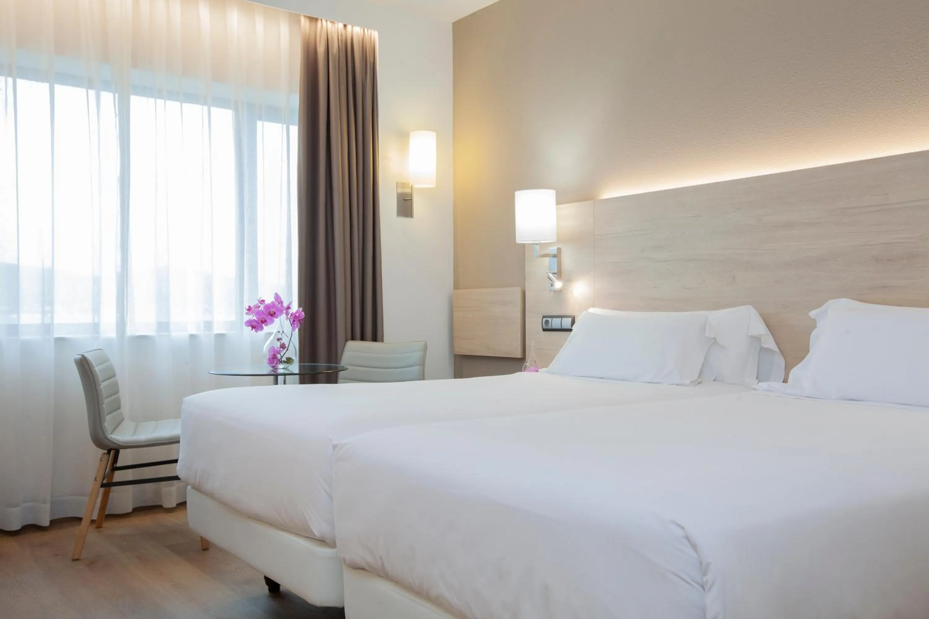 Bed in Hotel Puerta de Bilbao