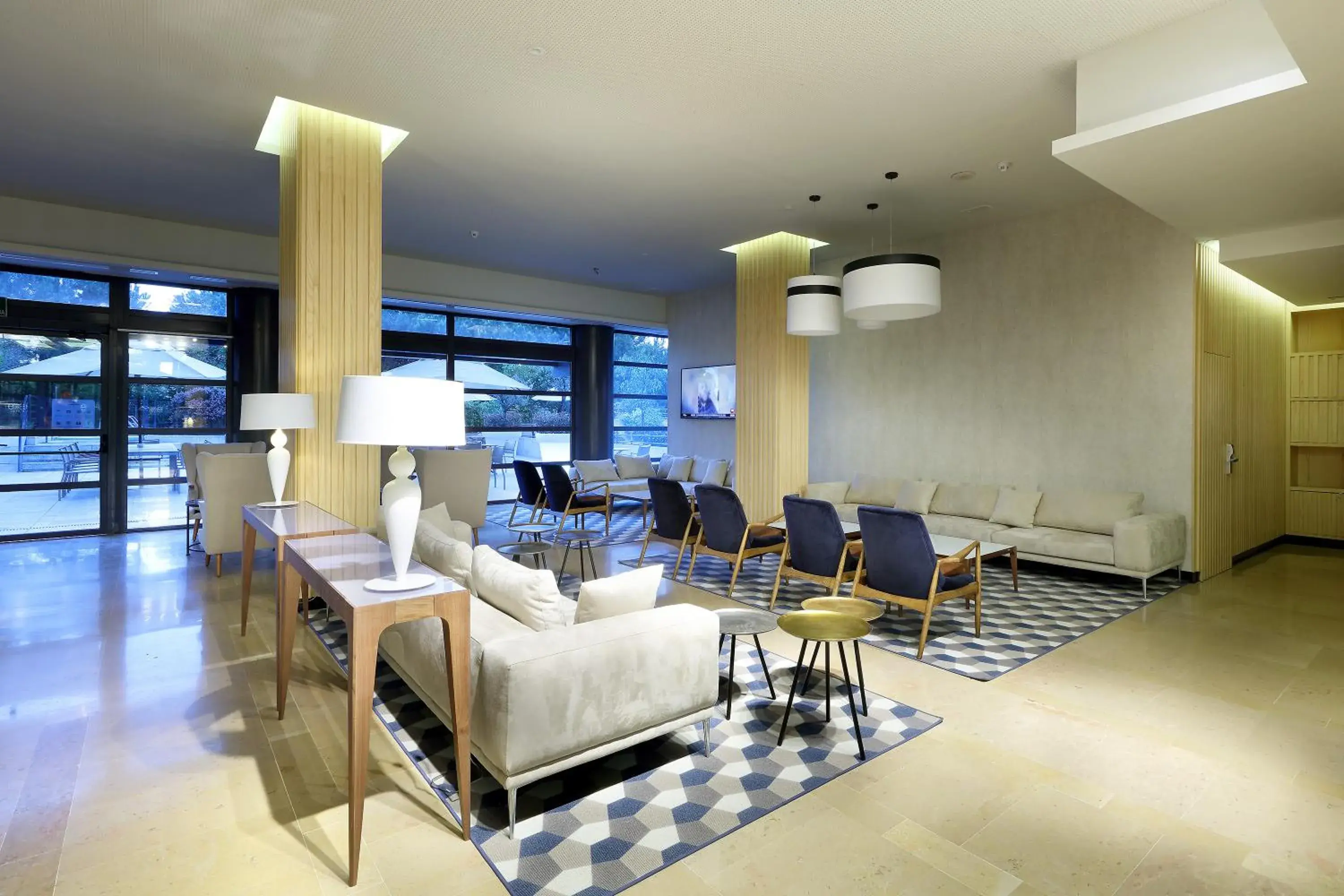 Lobby or reception in Exe Madrid Norte Lobby or reception in Exe Madrid Norte