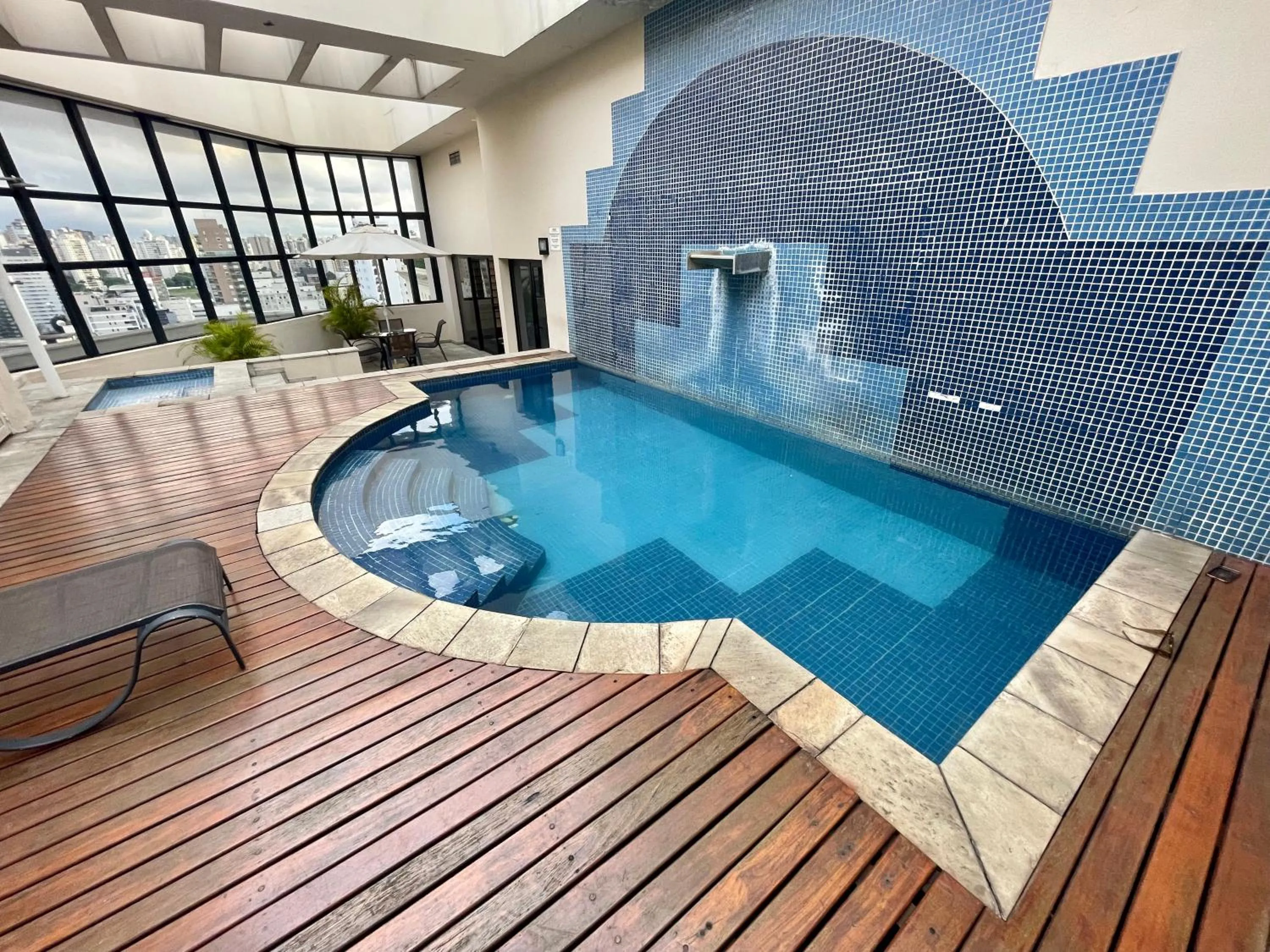 Swimming pool in Três de Julho Flats - Jardins II