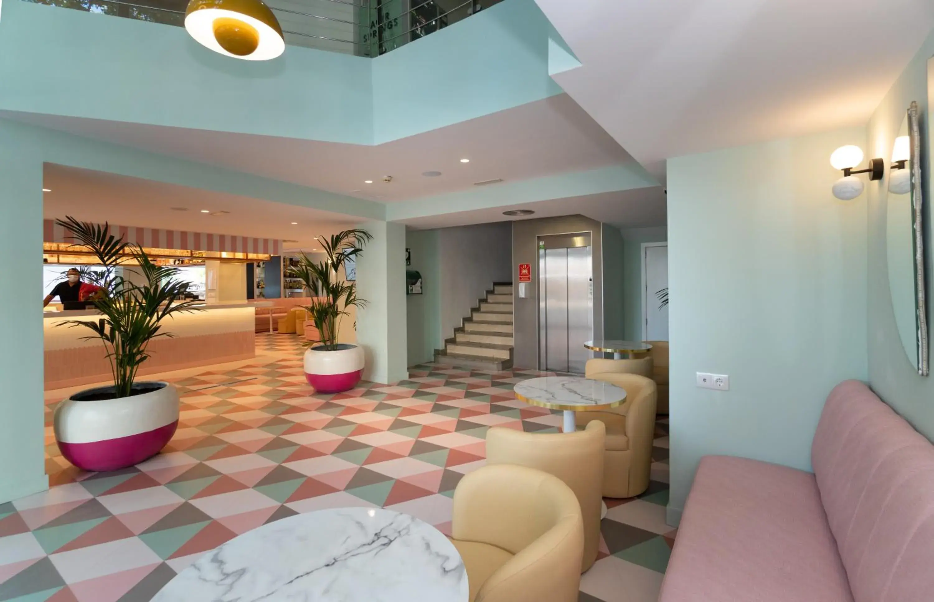 Lobby or reception in The Agir Springs Hotel by Medplaya Lobby or reception in The Agir Springs Hotel by Medplaya